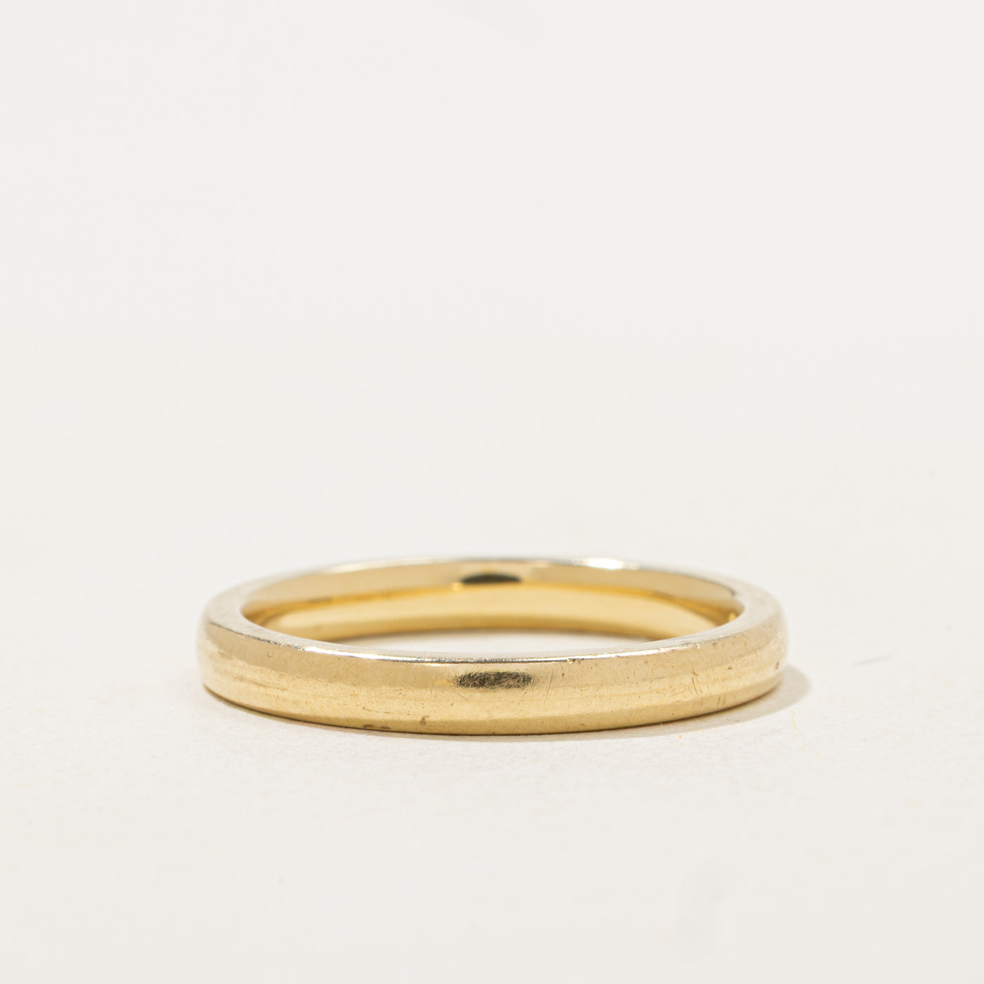 18K Yellow Gold Plain Band | 2.50mm | SZ 6