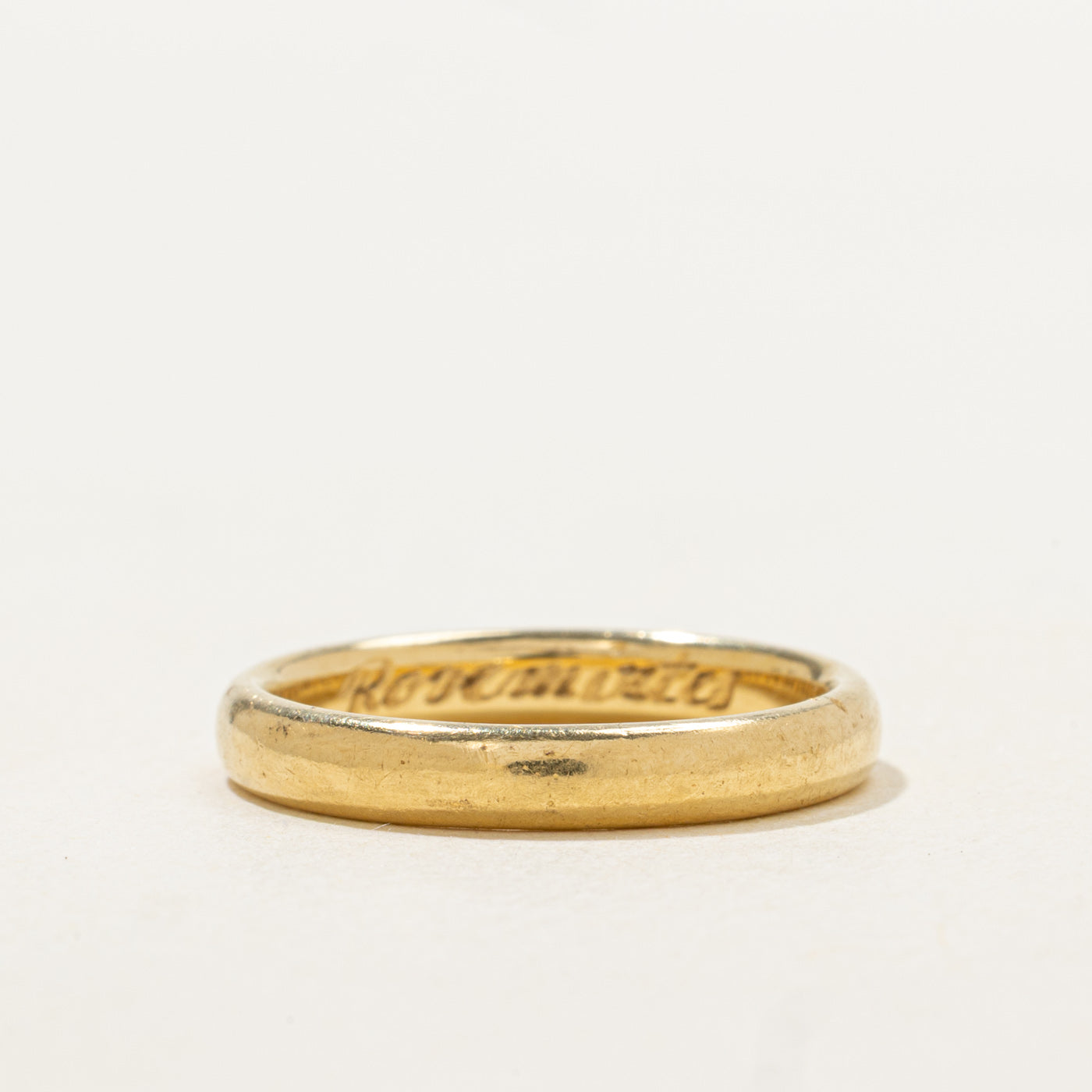 18K Gold Plain Band | 3.15mm | SZ 7.25