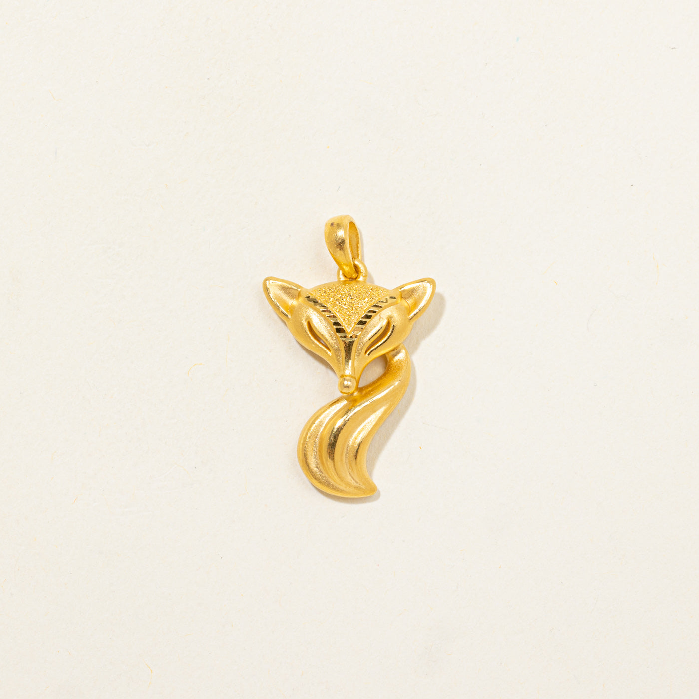 24K Fox Pendant