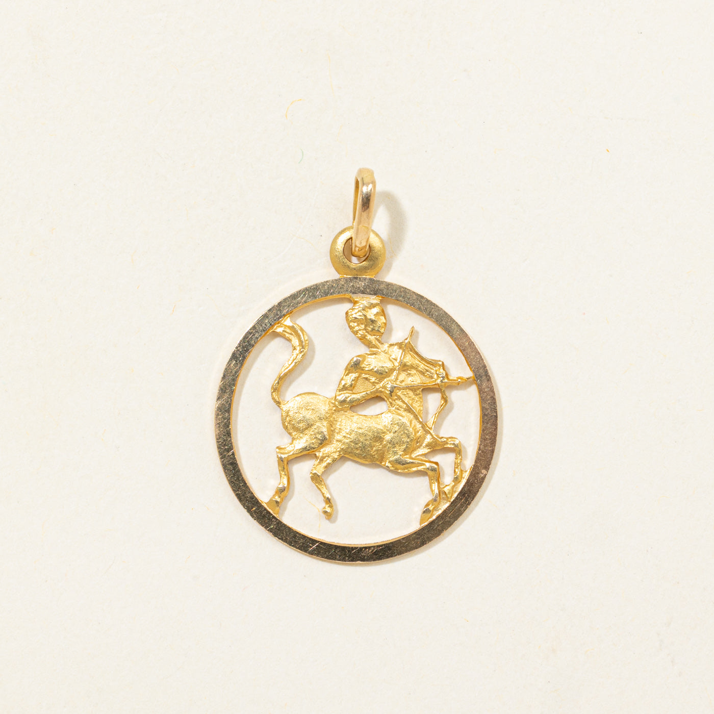 18K Sagittarius Pendant