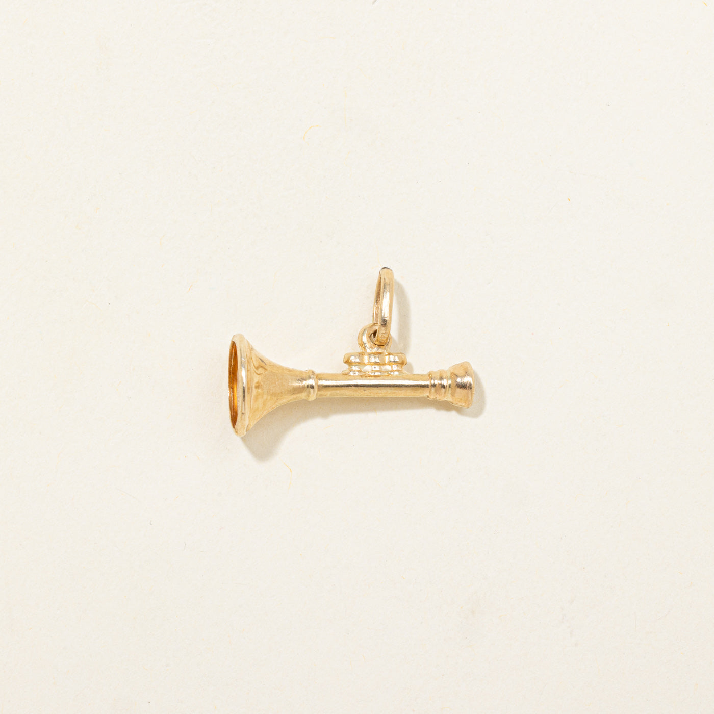 14K Trumpet Charm