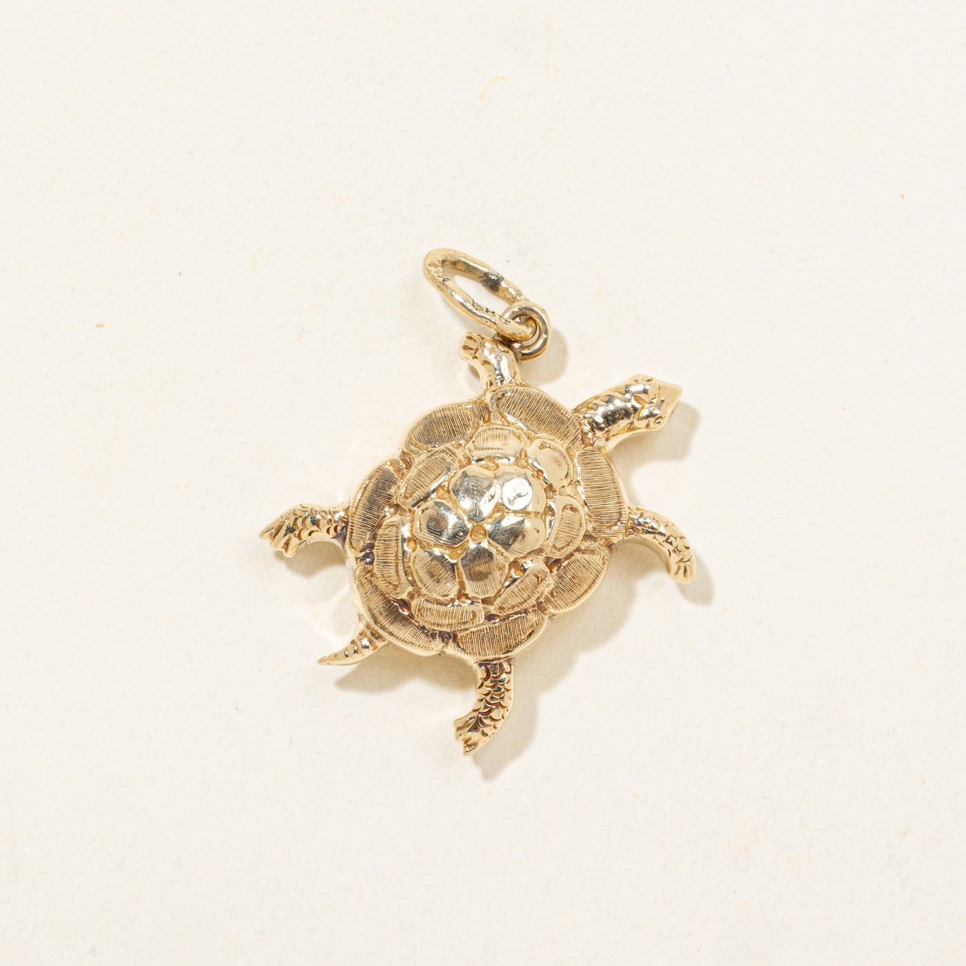 14K Turtle Charm