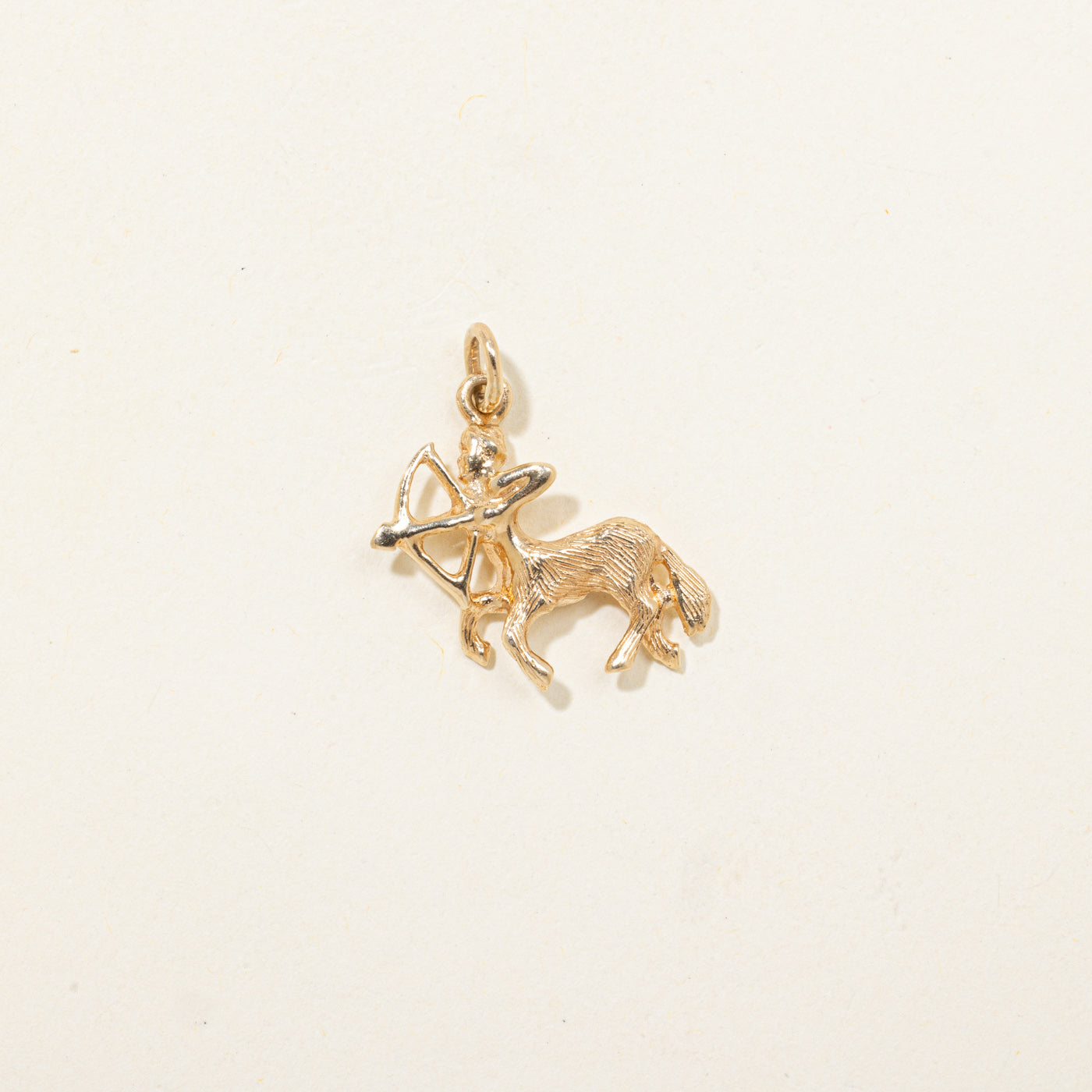 10k Sagittarius Zodiac Charm