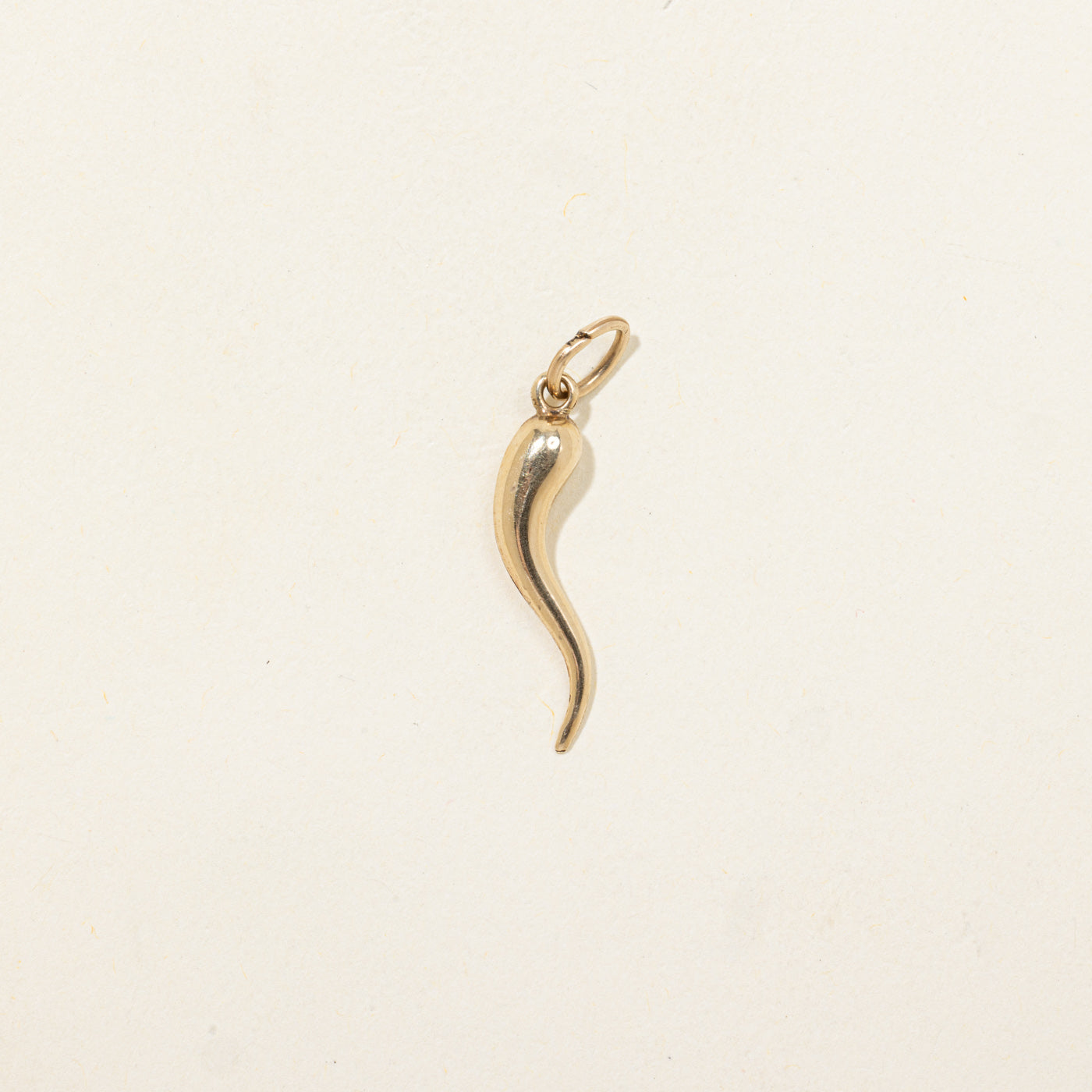 10k Cornicello Charm