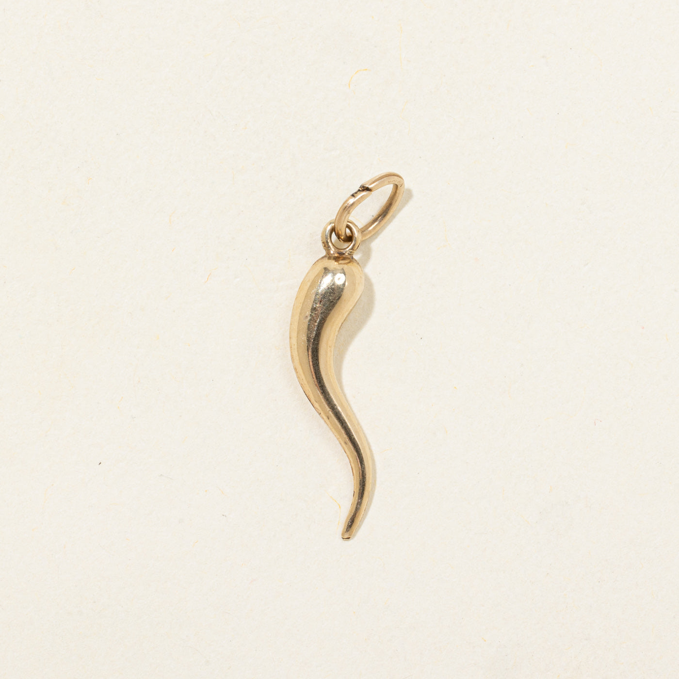 10k Cornicello Charm