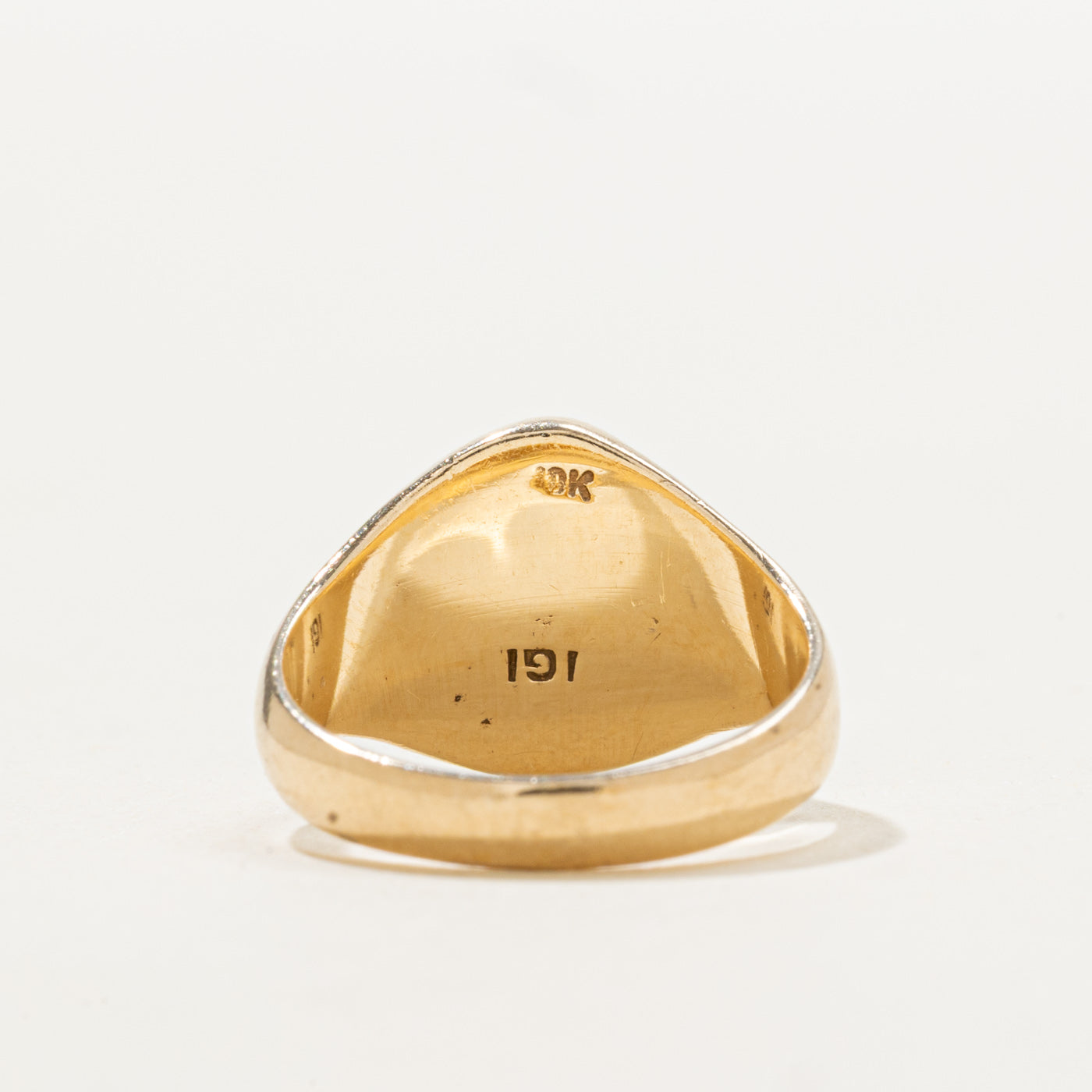 10K Alpha Omicron Pi Signet Ring | SZ 2