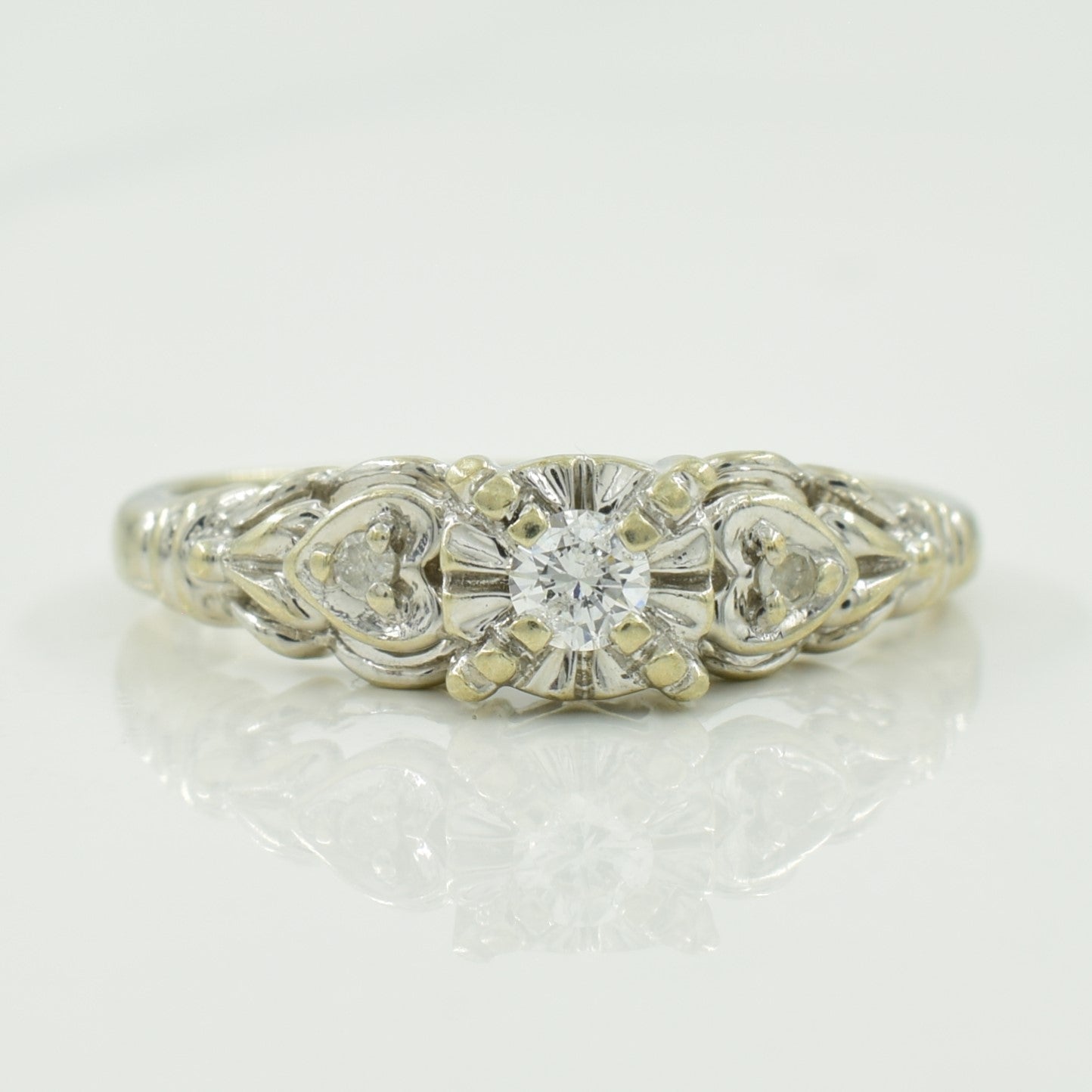 Three Stone Diamond Ring | 0.10ctw | SZ 5.5 |