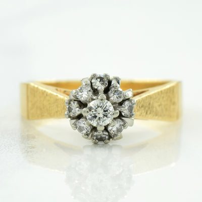 Cluster Diamond Ring | 0.23ctw | SZ 6.5 |