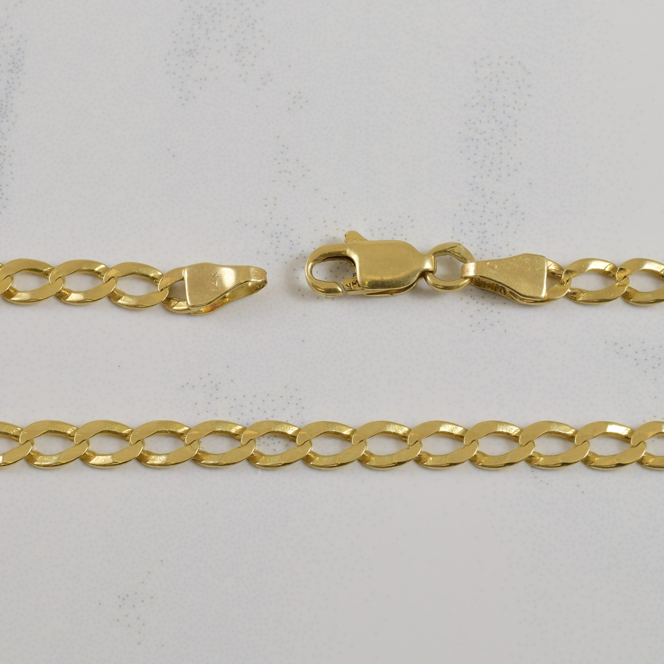 14k Yellow Gold Cuban Chain | 25" |