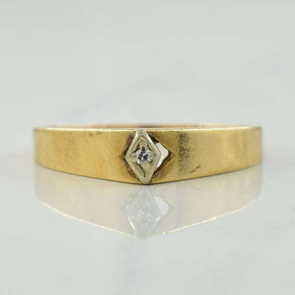 Solitaire Diamond Ring | 0.01ct | SZ 7 |