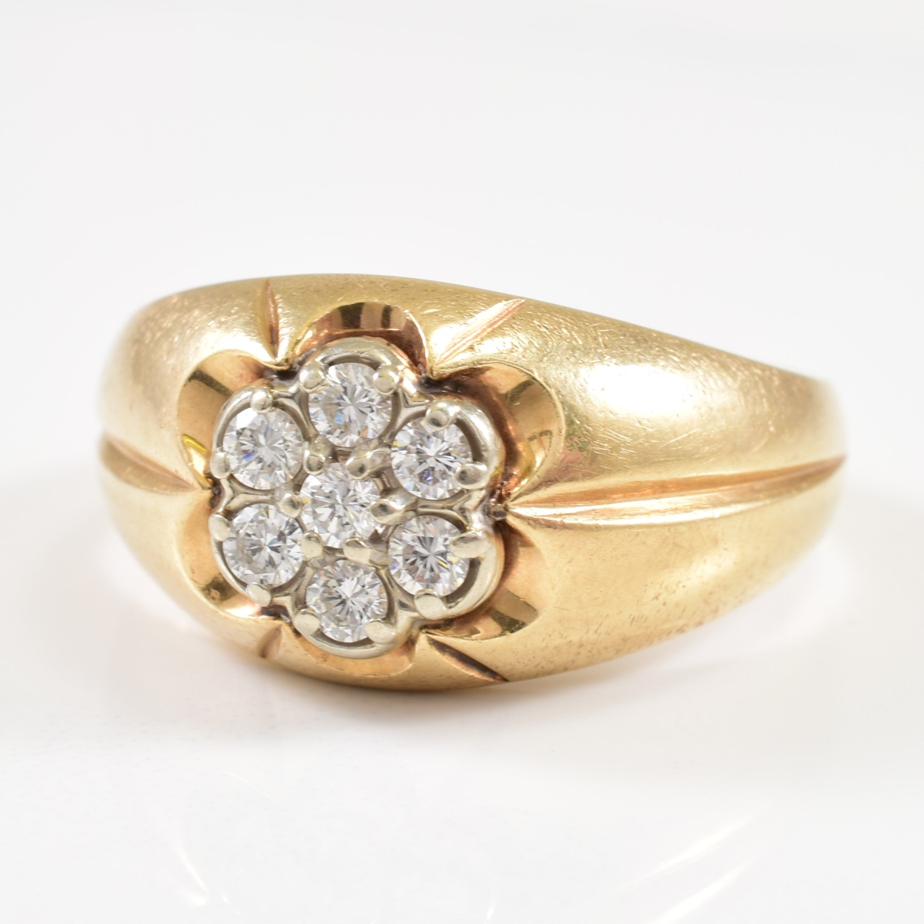 Cluster Diamond Ring | 0.28ctw | SZ 9.25 |