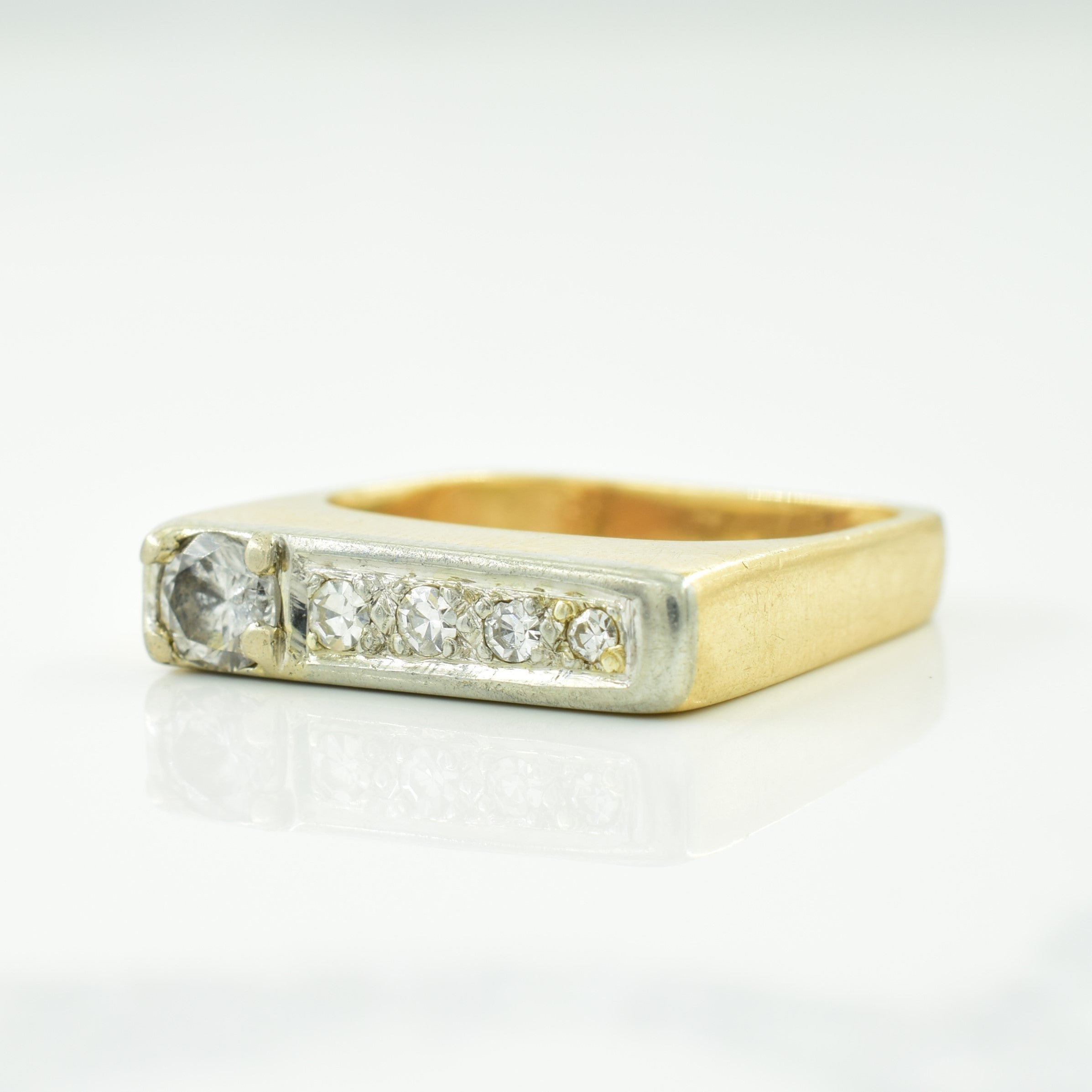 Square Diamond Ring | 0.31ctw | SZ 3.25 |