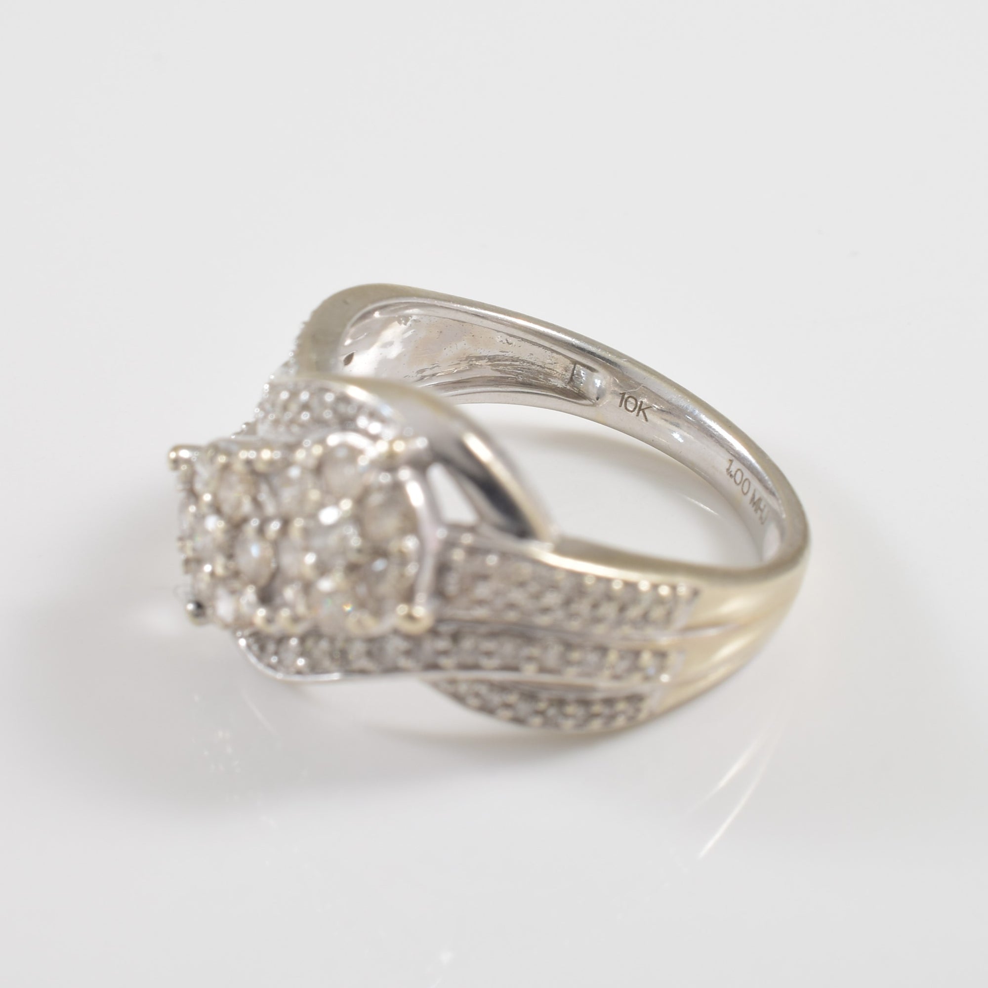 Bypass Diamond Cluster Ring | 1.00ctw | SZ 7.5 |