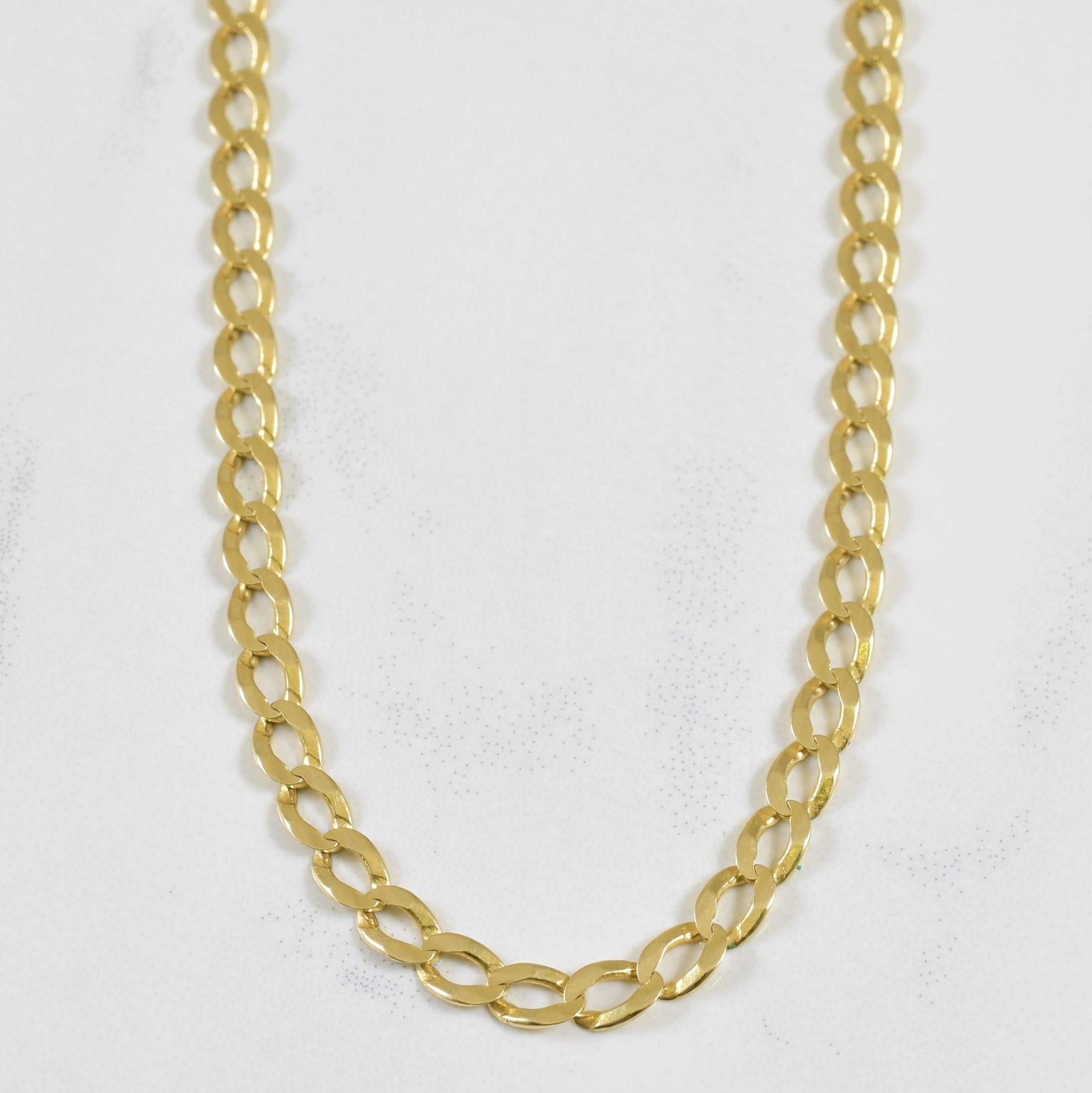 14k Yellow Gold Cuban Chain | 25" |