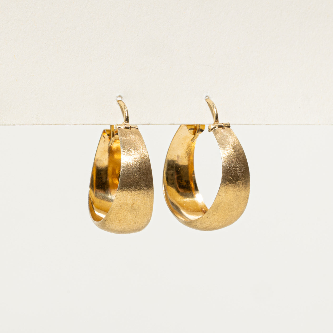 Matte Hoop Earrings