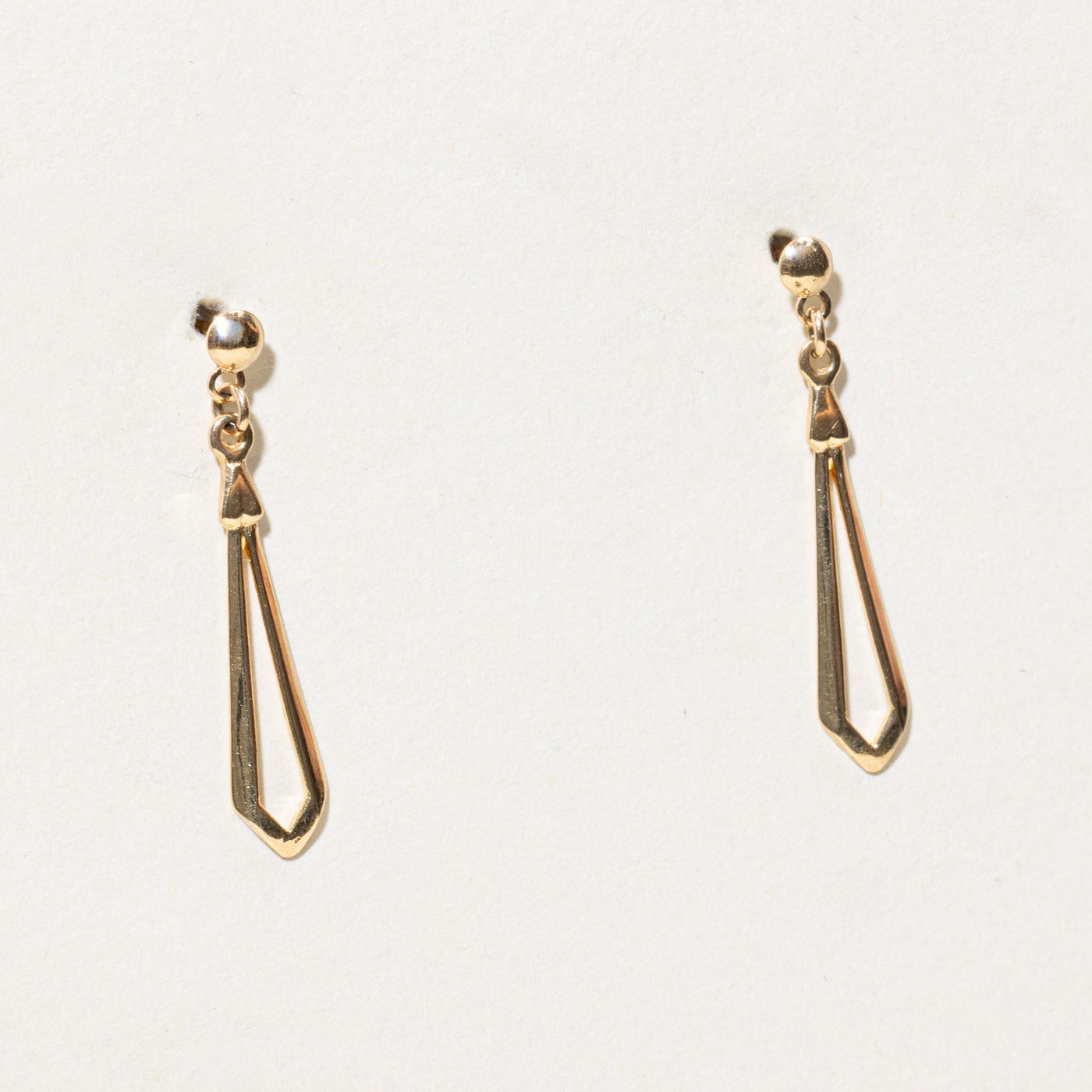 Boucles d'oreilles pendantes géométriques ouvertes