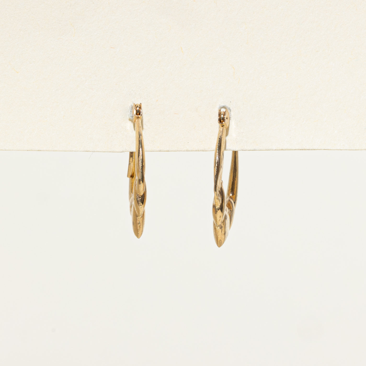 Textured Hoop Earrings