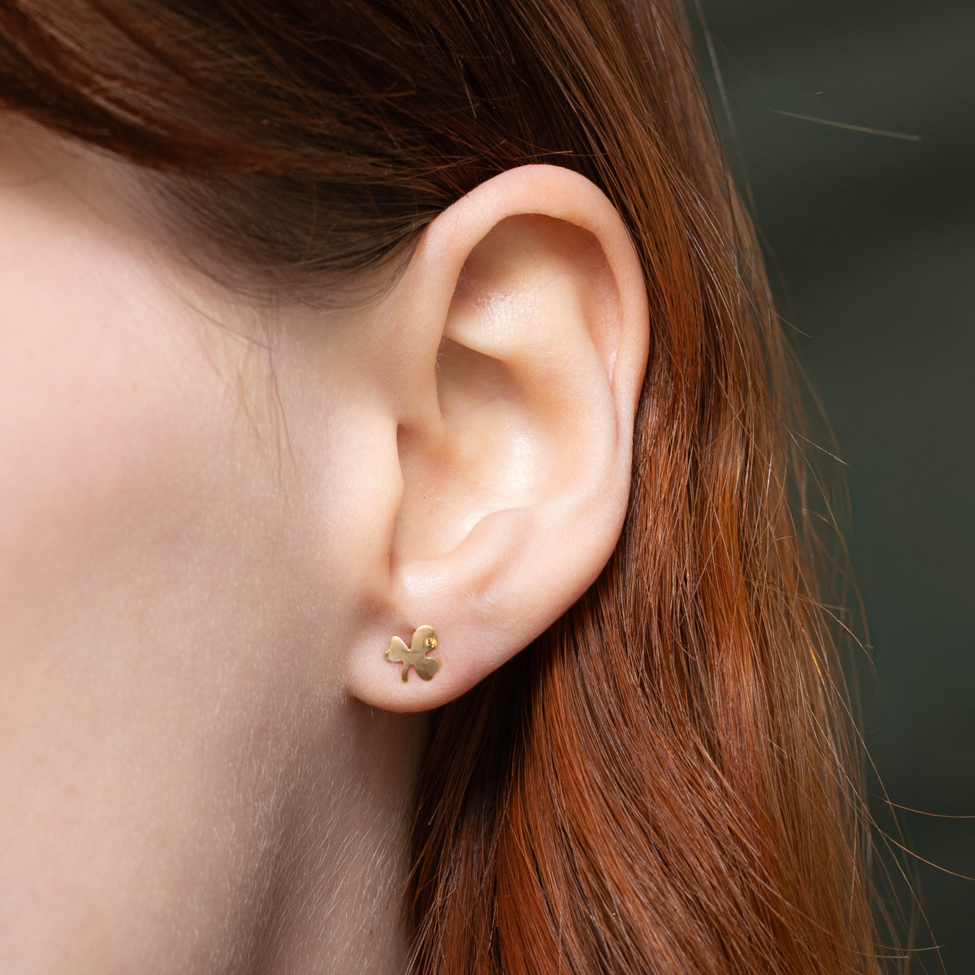 Boucles d'oreilles trèfle