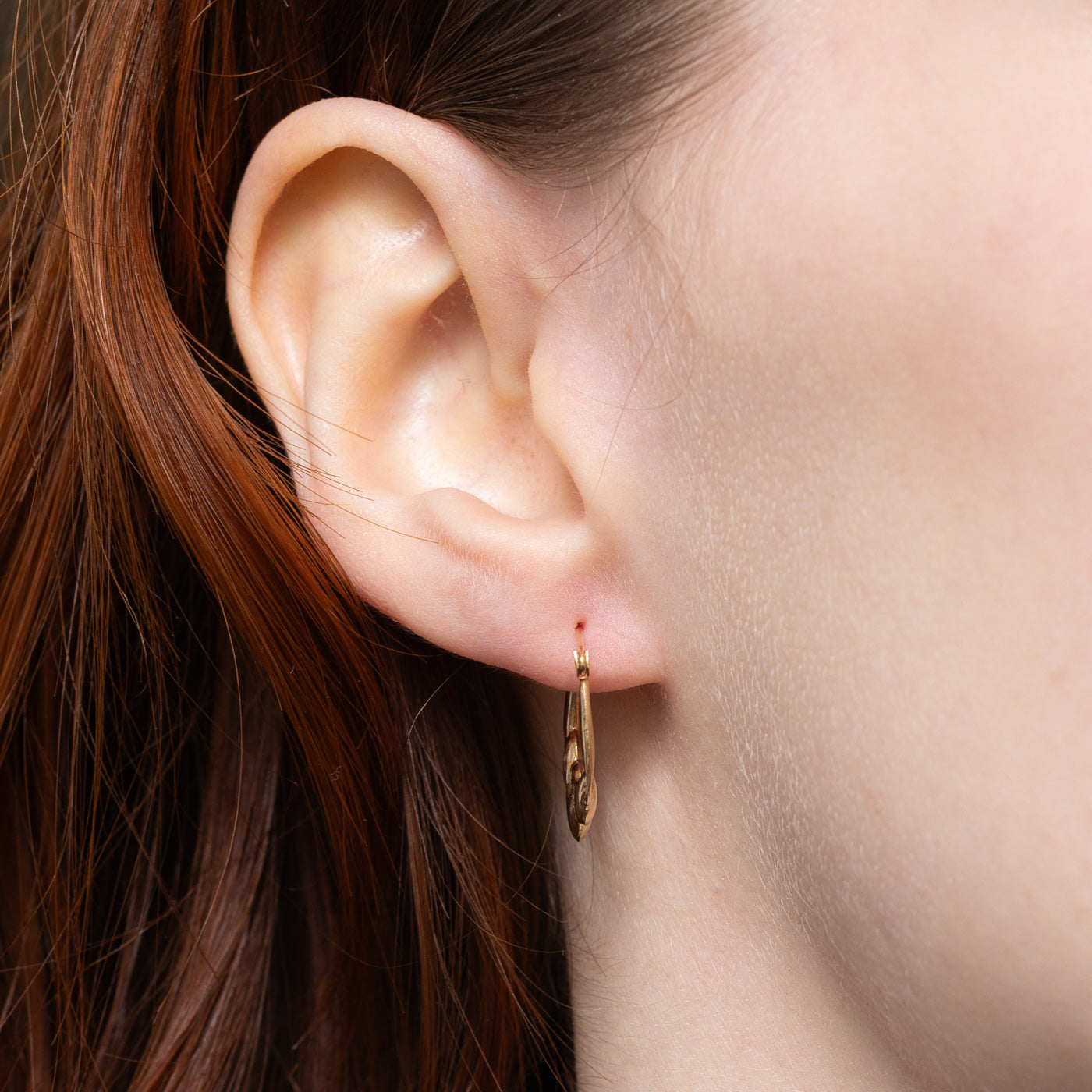 Textured Hoop Earrings