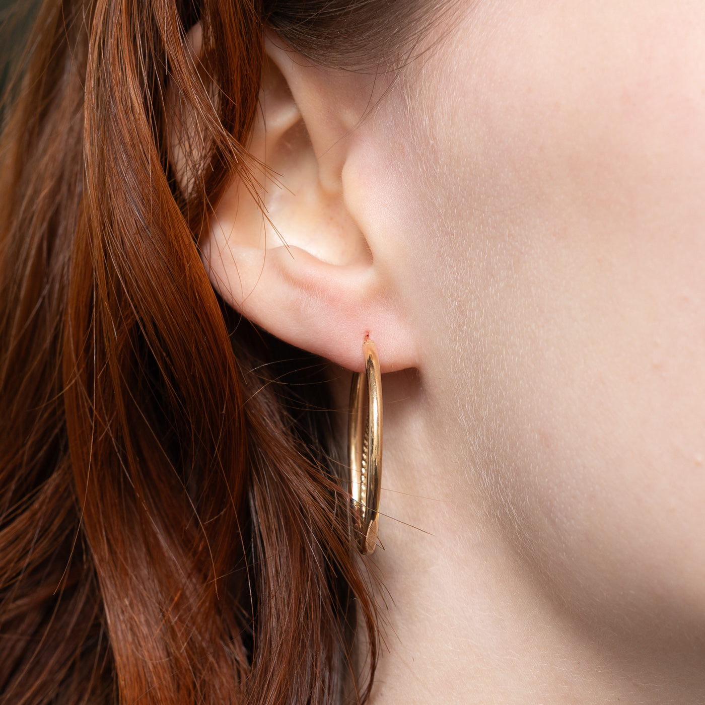 Layered Heart Hoop Earrings