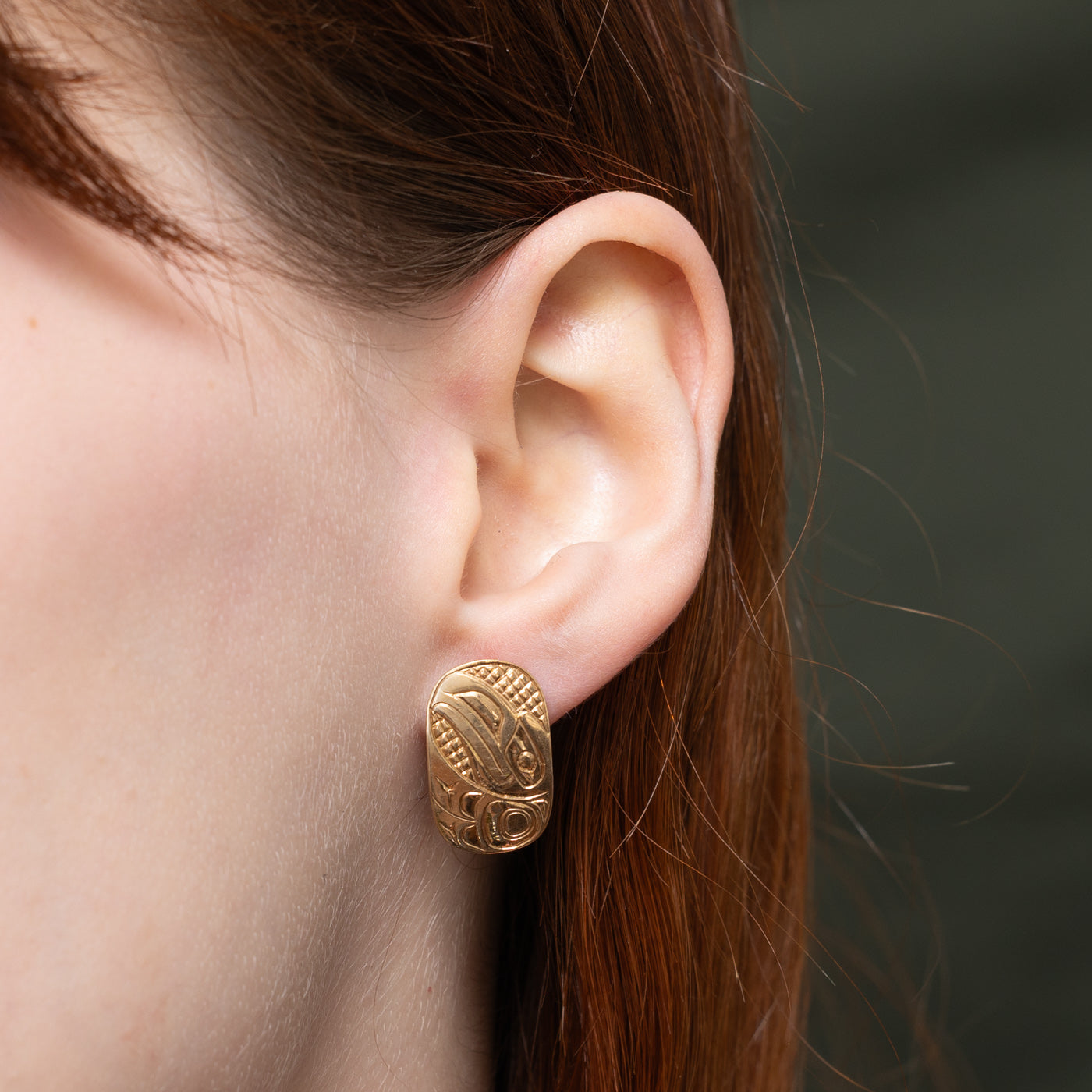 Boucles d'oreilles à clous indigènes