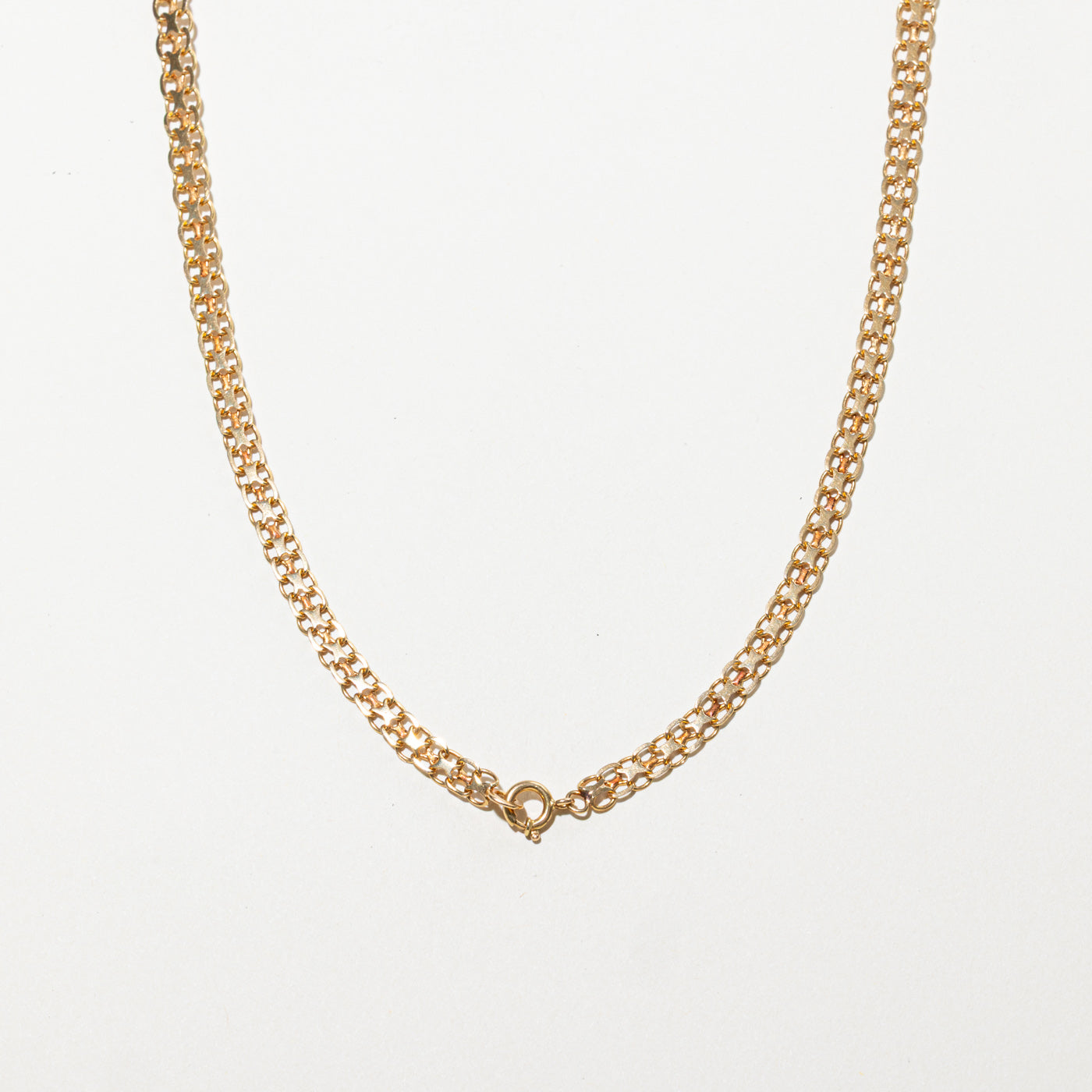 14k Yellow Gold Bismarck Chain | 17"