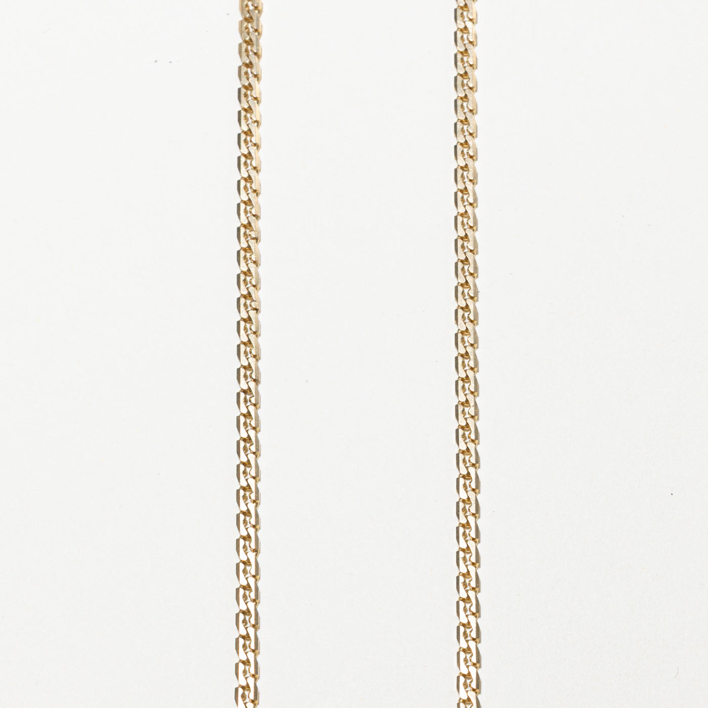 14k Yellow Gold Modified C Link Chain | 21"
