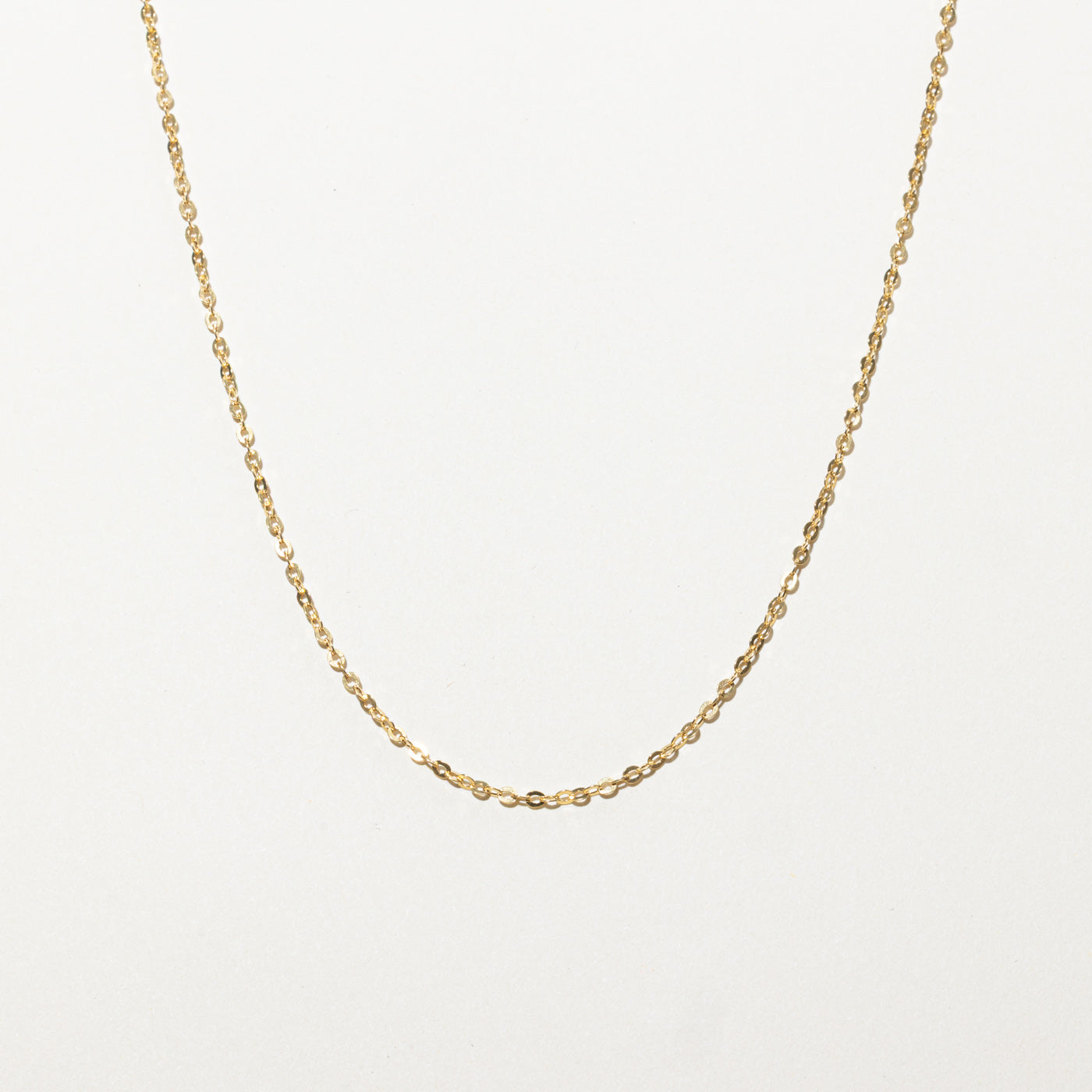 Chaîne à maillons câble en or jaune 18 carats | 66 cm