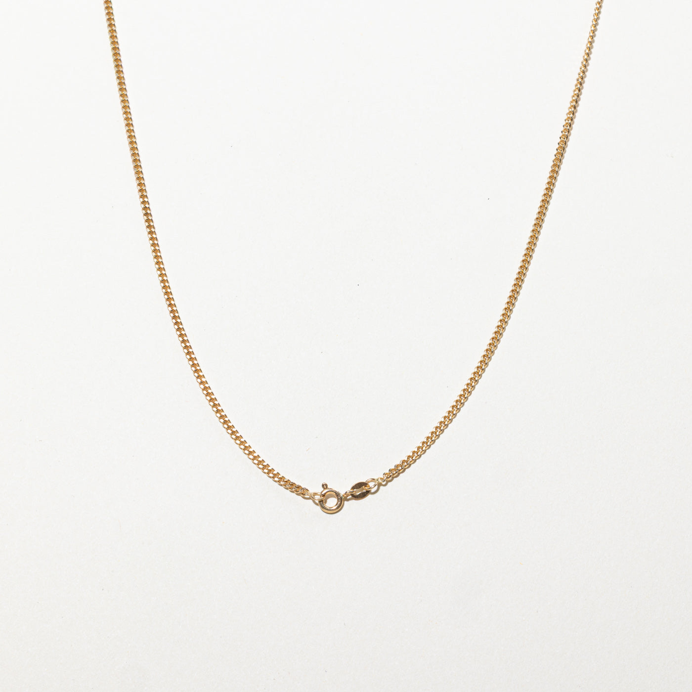 Chaîne gourmette en or jaune 10 carats | 74 cm