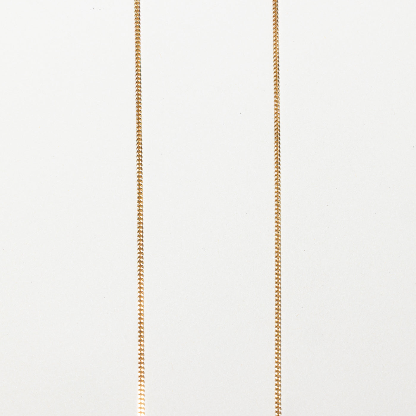Chaîne gourmette en or jaune 10 carats | 74 cm