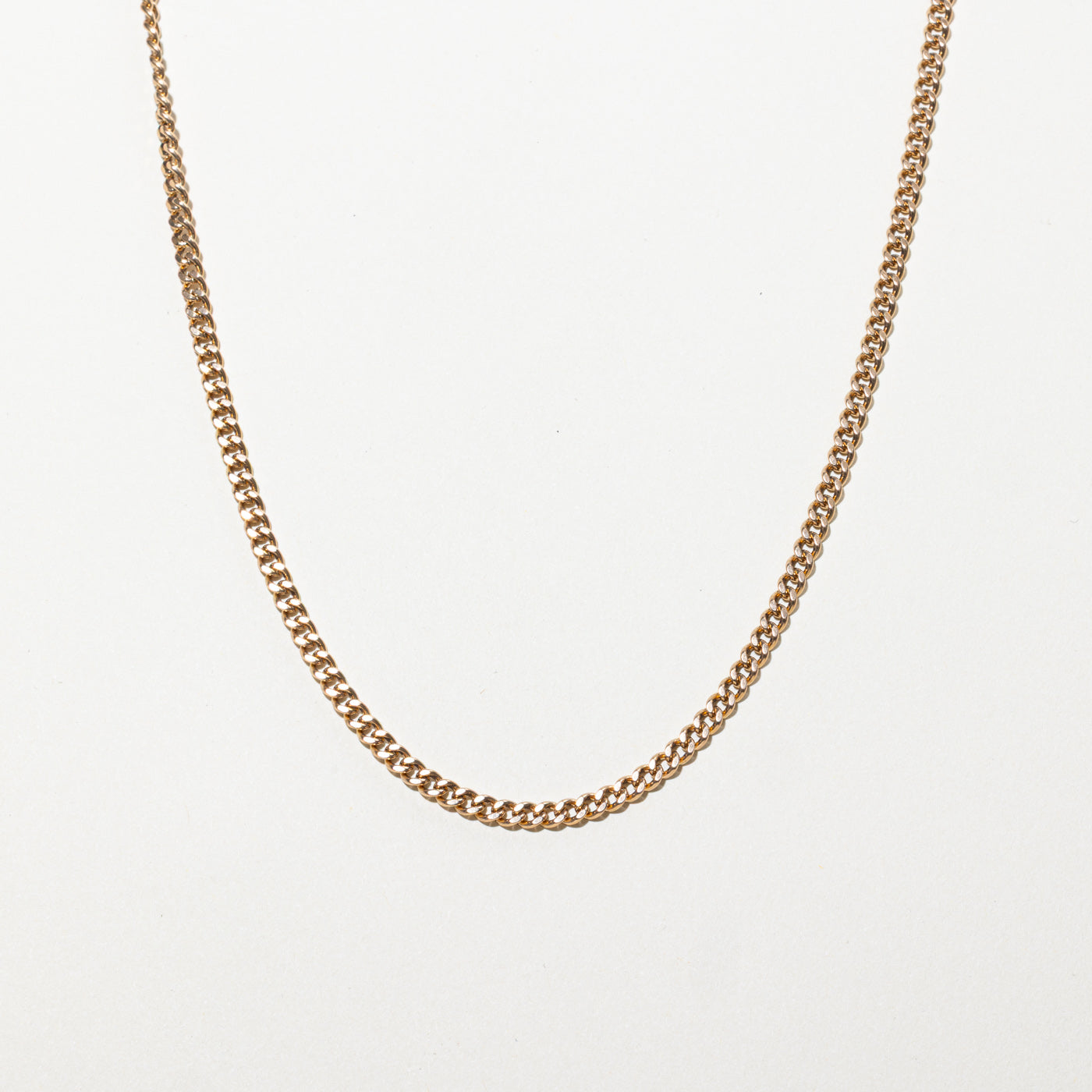 10k Yellow Gold Cuban Link Chain | 20"