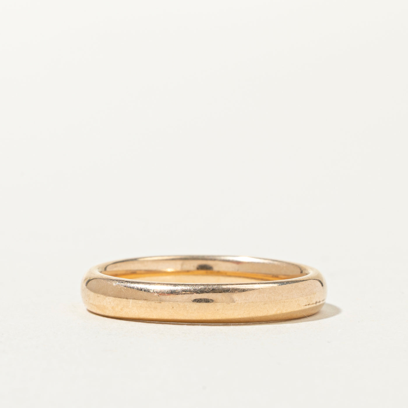 14k Yellow Gold Plain Band | 3mm | SZ 6.75