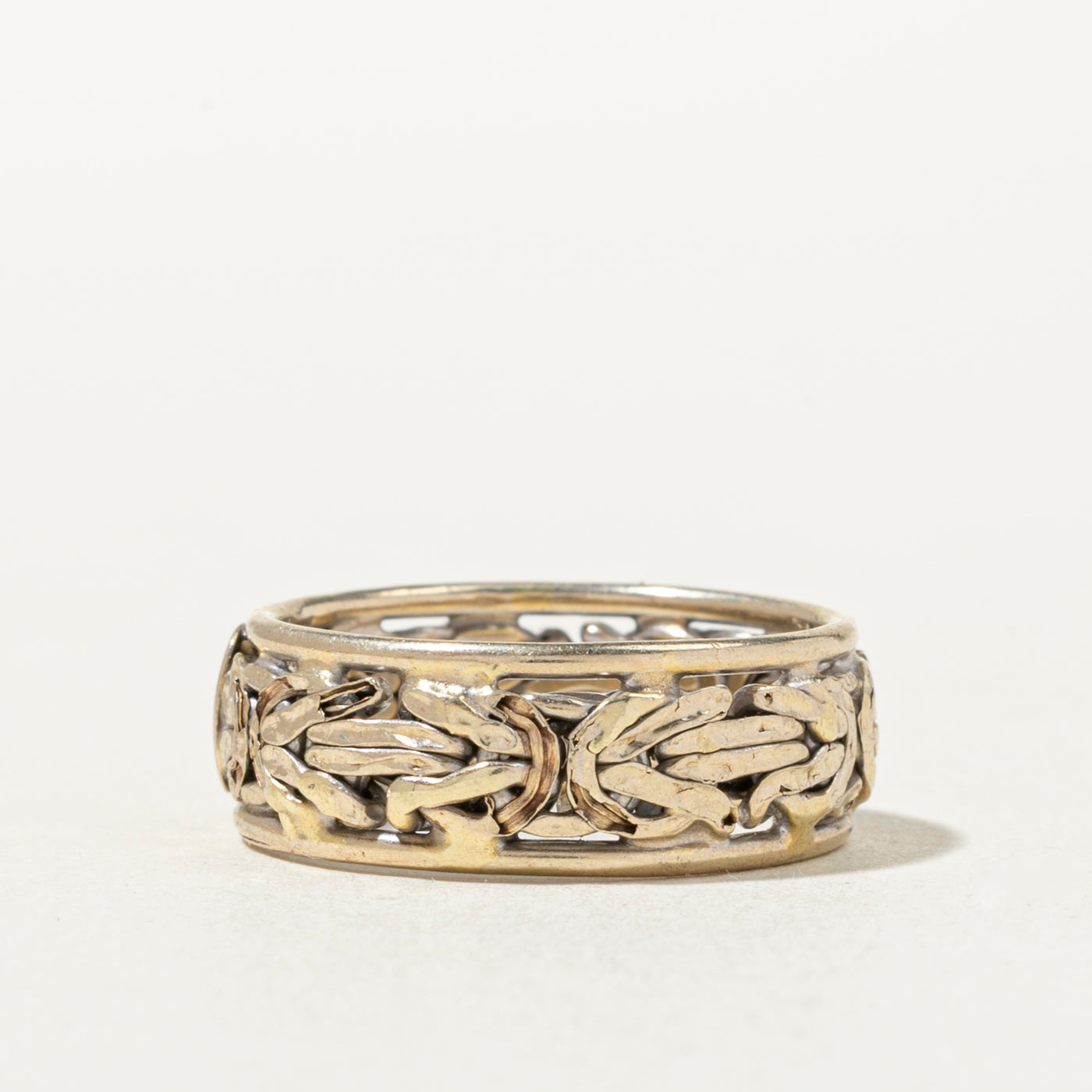 14k Byzantine Chain Band | 6mm | SZ 5