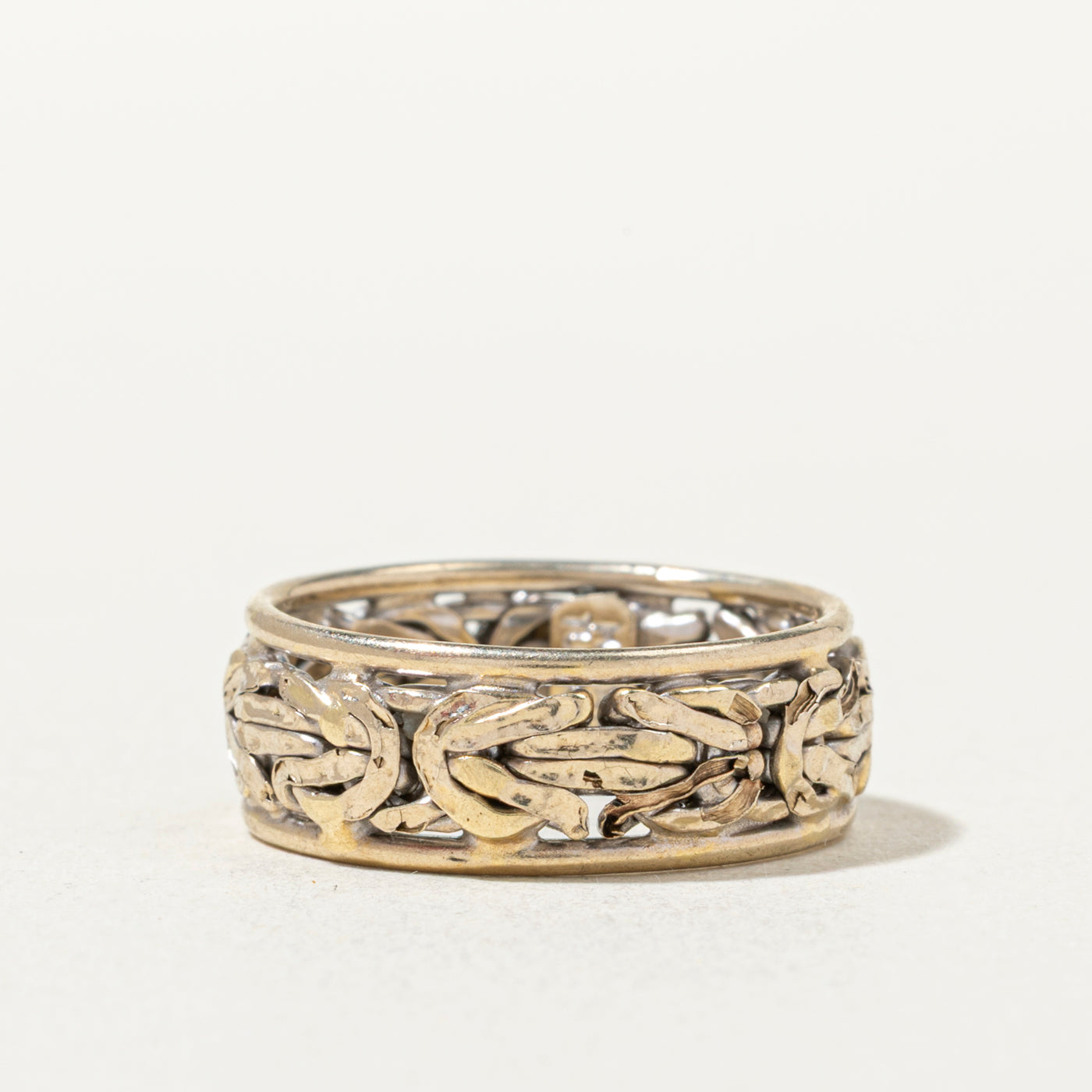 14k Byzantine Chain Band | 6mm | SZ 5