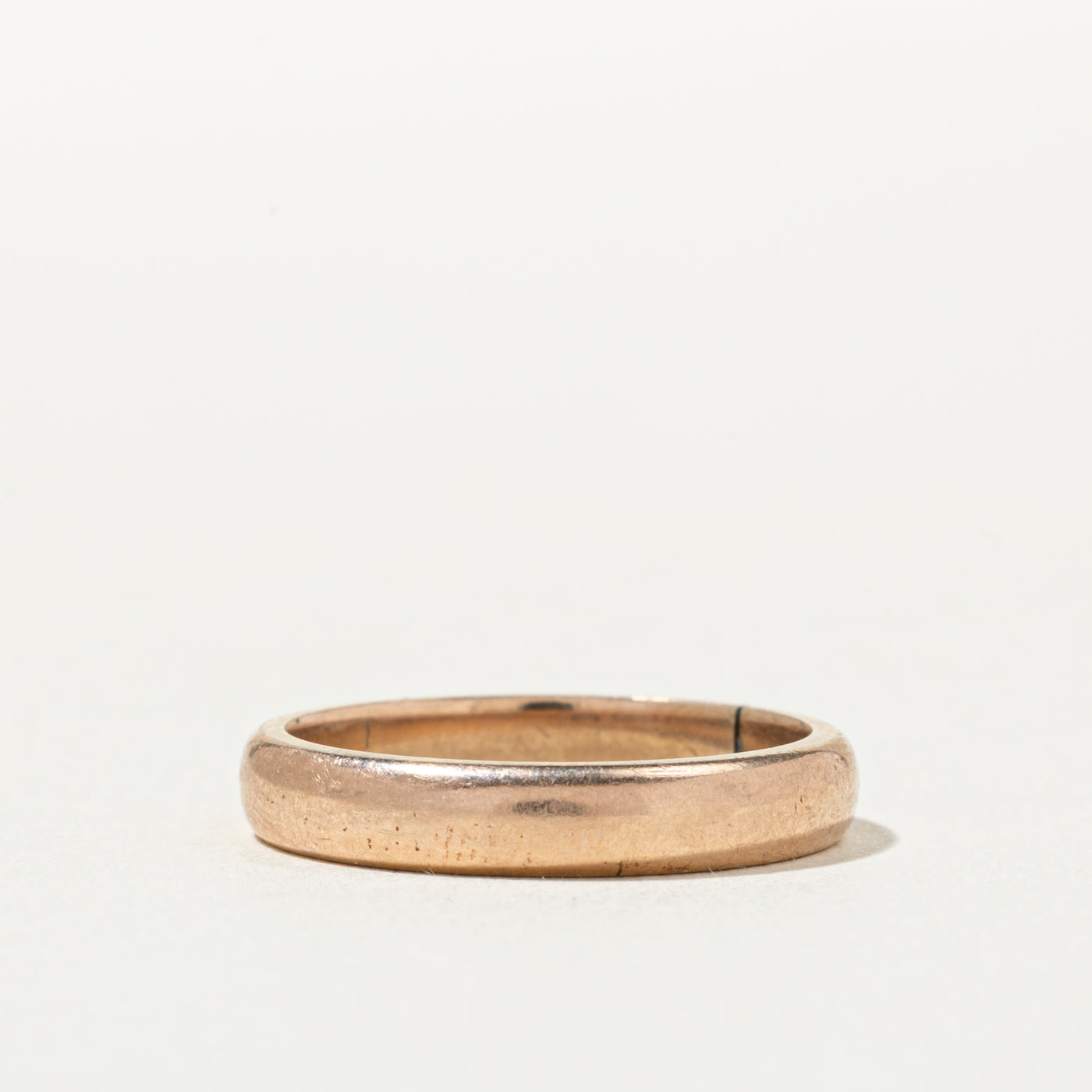 9k Rosy Gold Plain Band | 3.5mm | SZ 5.25