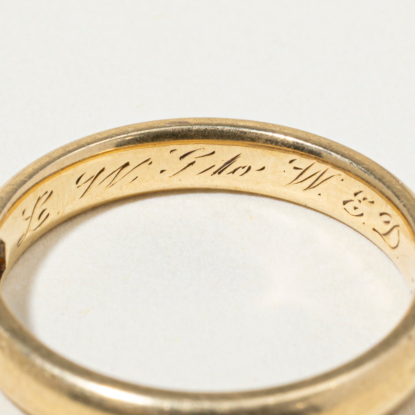 'Lebolt & Co.' Antique 18k Yellow Gold Band | 3mm | SZ 5.75