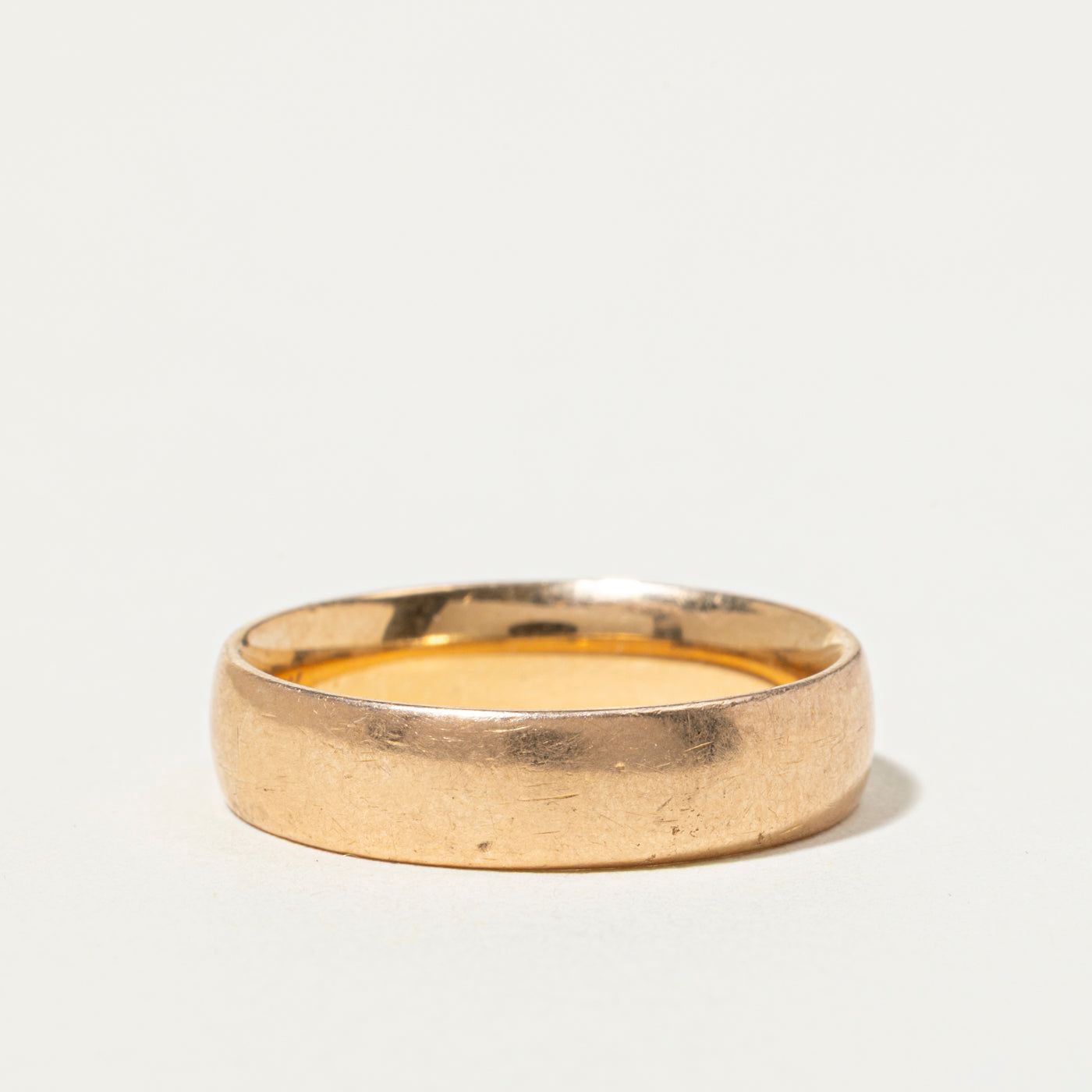 18k Yellow Gold Plain Band | 5mm | SZ 7.5