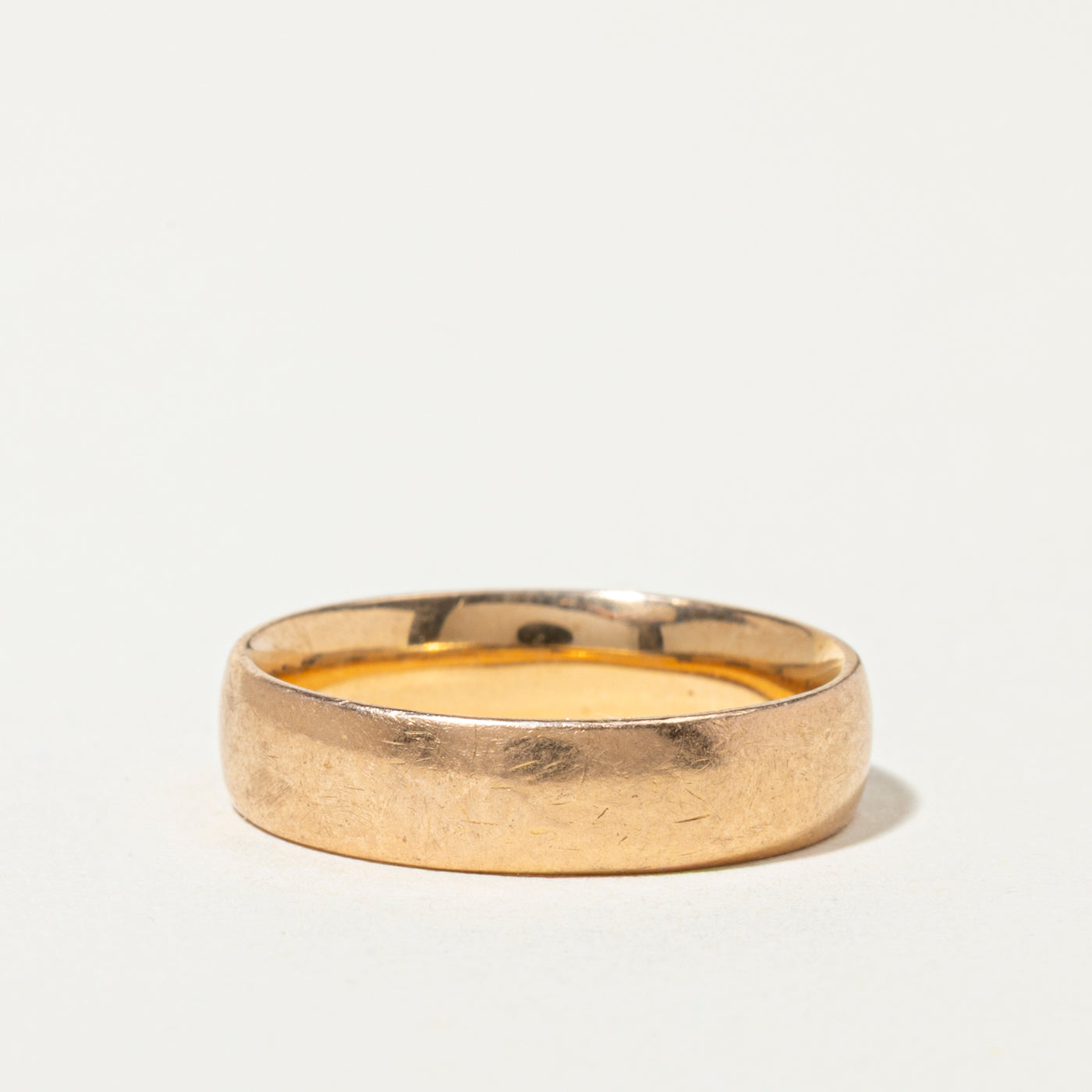 18k Yellow Gold Plain Band | 5mm | SZ 7.5