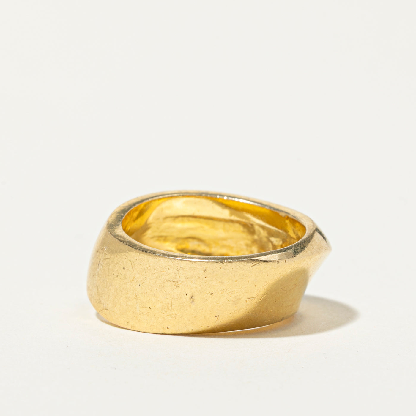 18k Wide Abstract Band | SZ 6