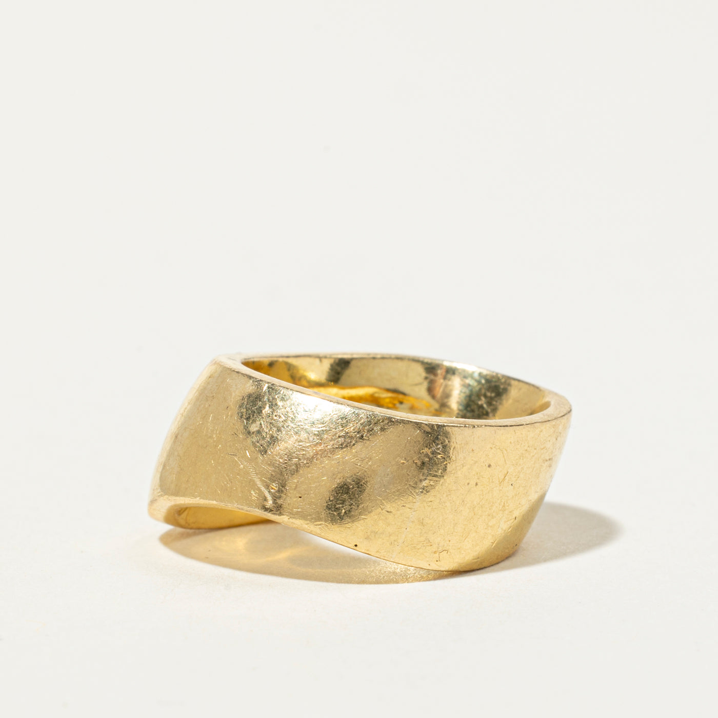 18k Wide Abstract Band | SZ 6