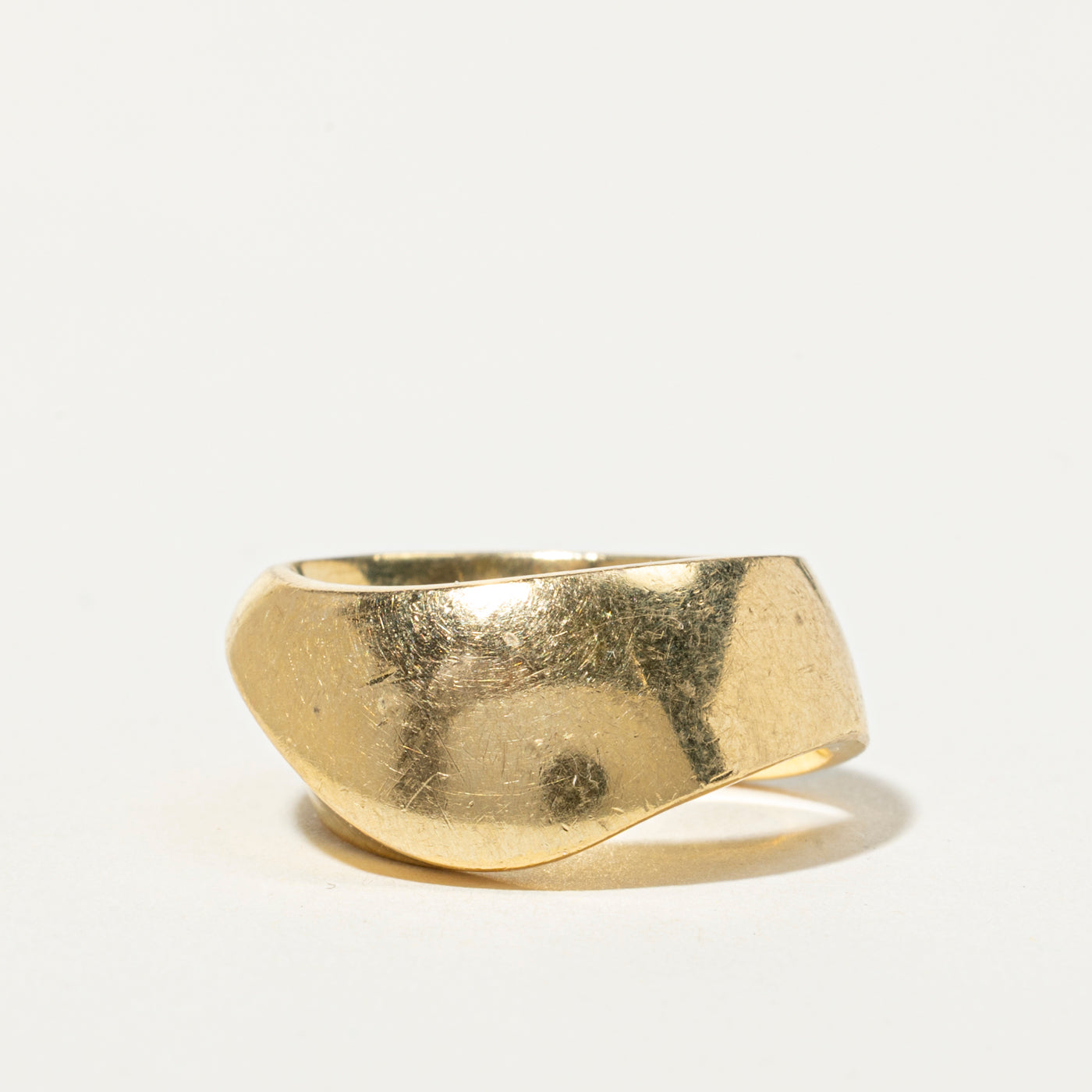 18k Wide Abstract Band | SZ 6