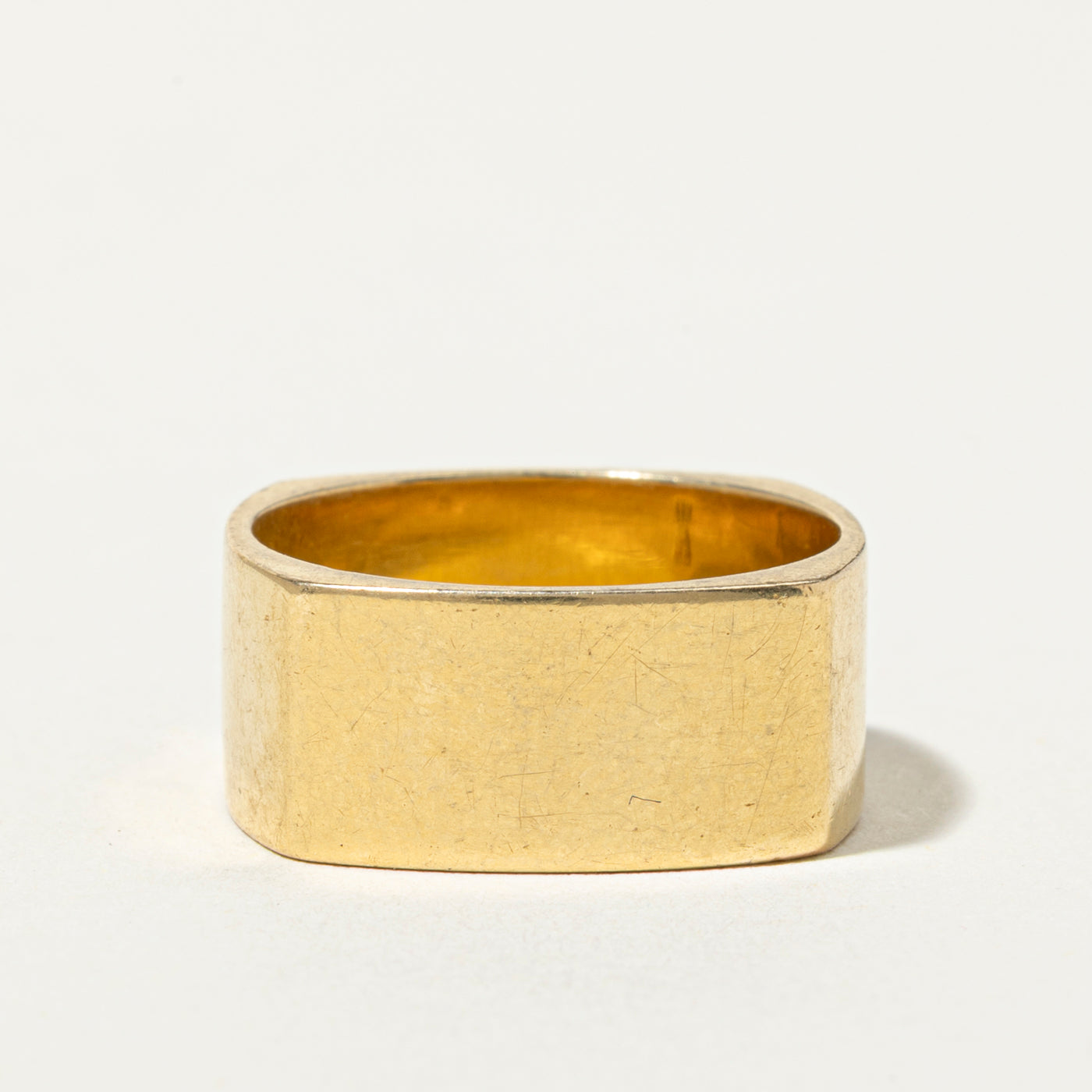 18k Euro Shank Wide Band | 9mm | SZ 8.75
