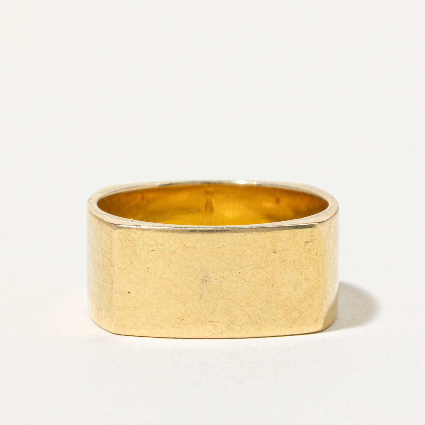 18k Euro Shank Wide Band | 9mm | SZ 8.75
