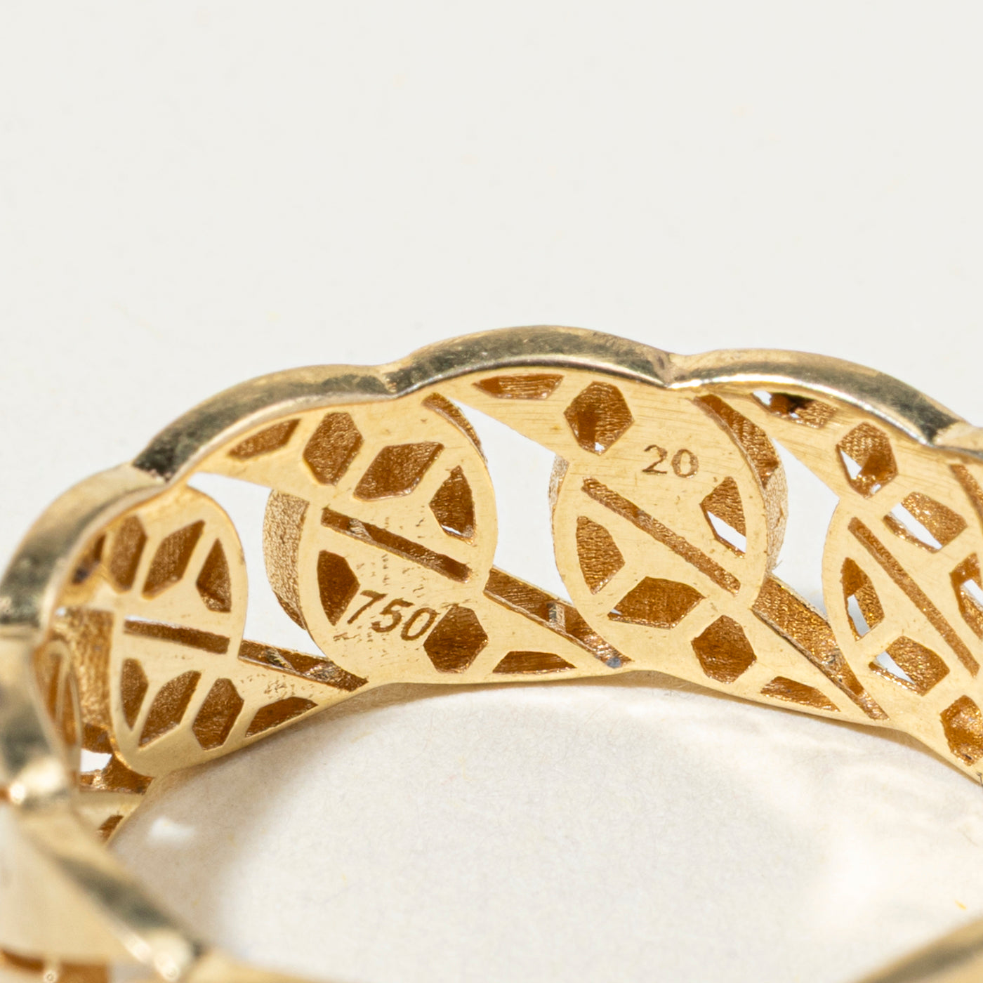 18k Cuban Chain Design Band | 7mm | SZ 8