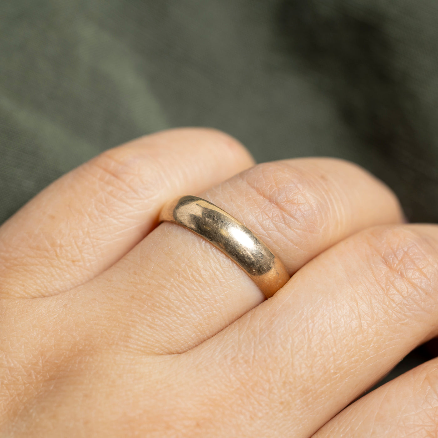 10k Yellow Gold Plain Band | 5mm | SZ 9.25