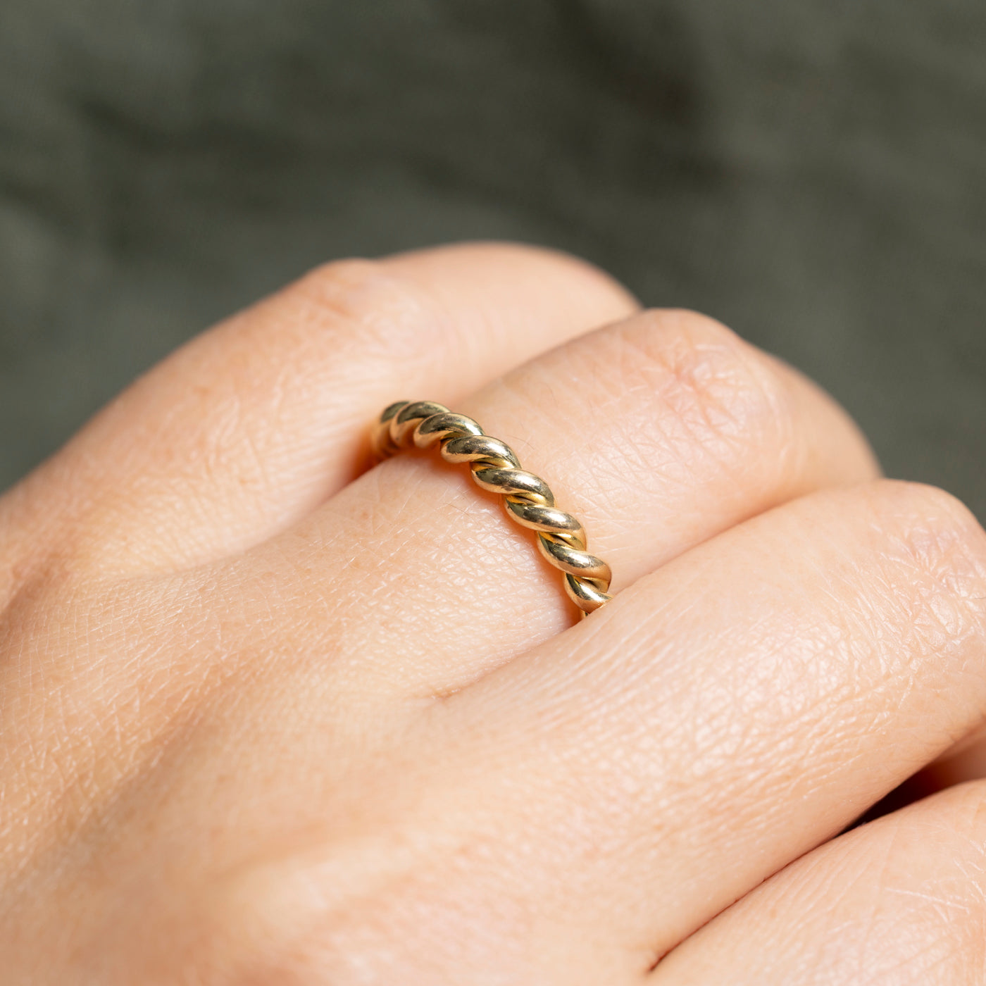 Rope Twisted Band | 3mm | SZ 7