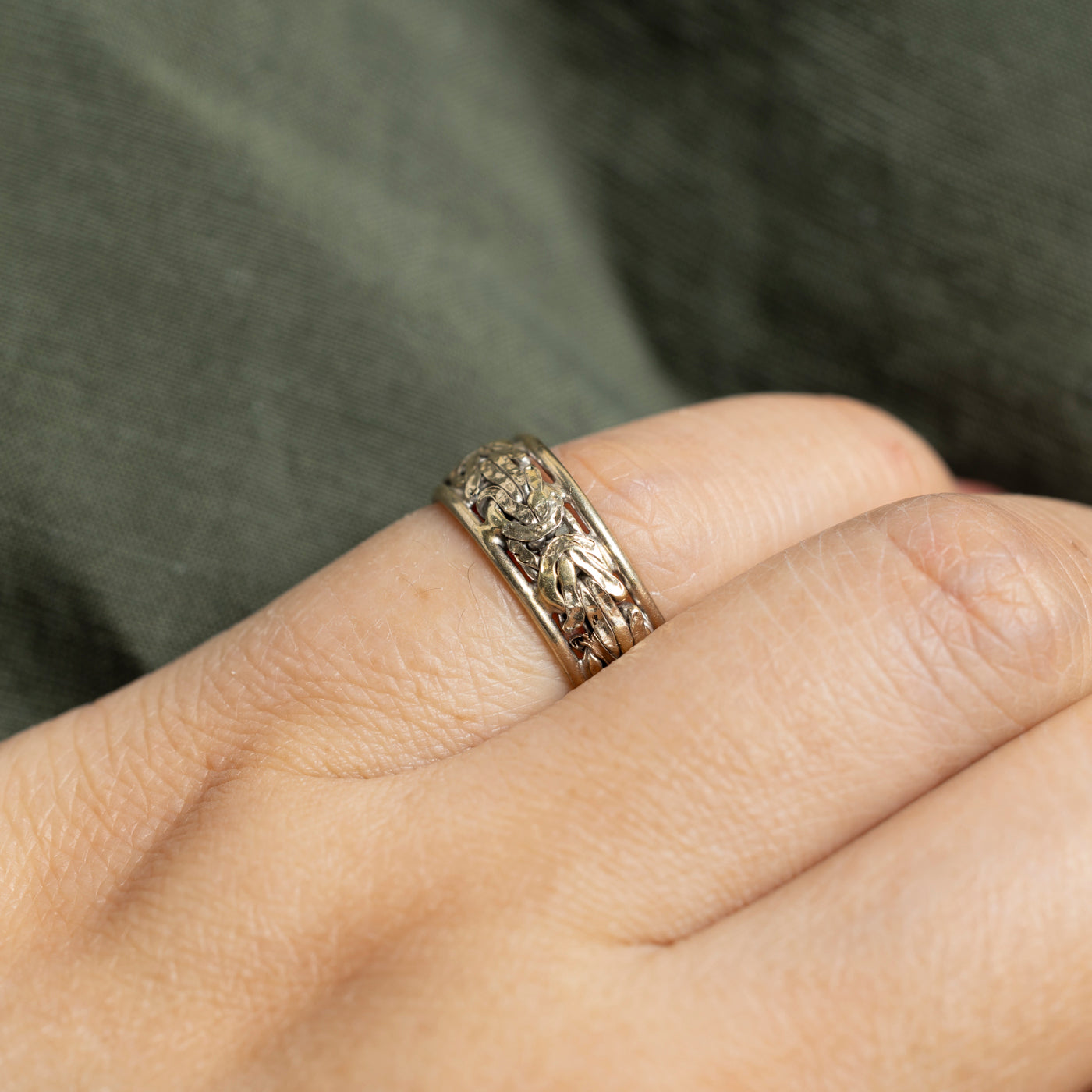 14k Byzantine Chain Band | 6mm | SZ 5