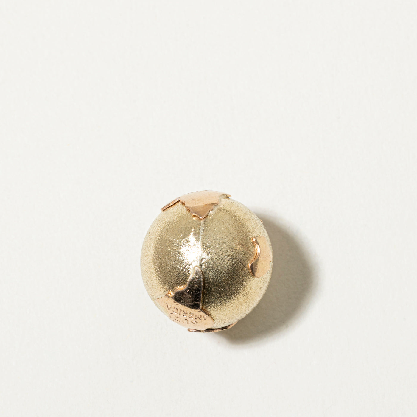 14k 3D Globe Charm