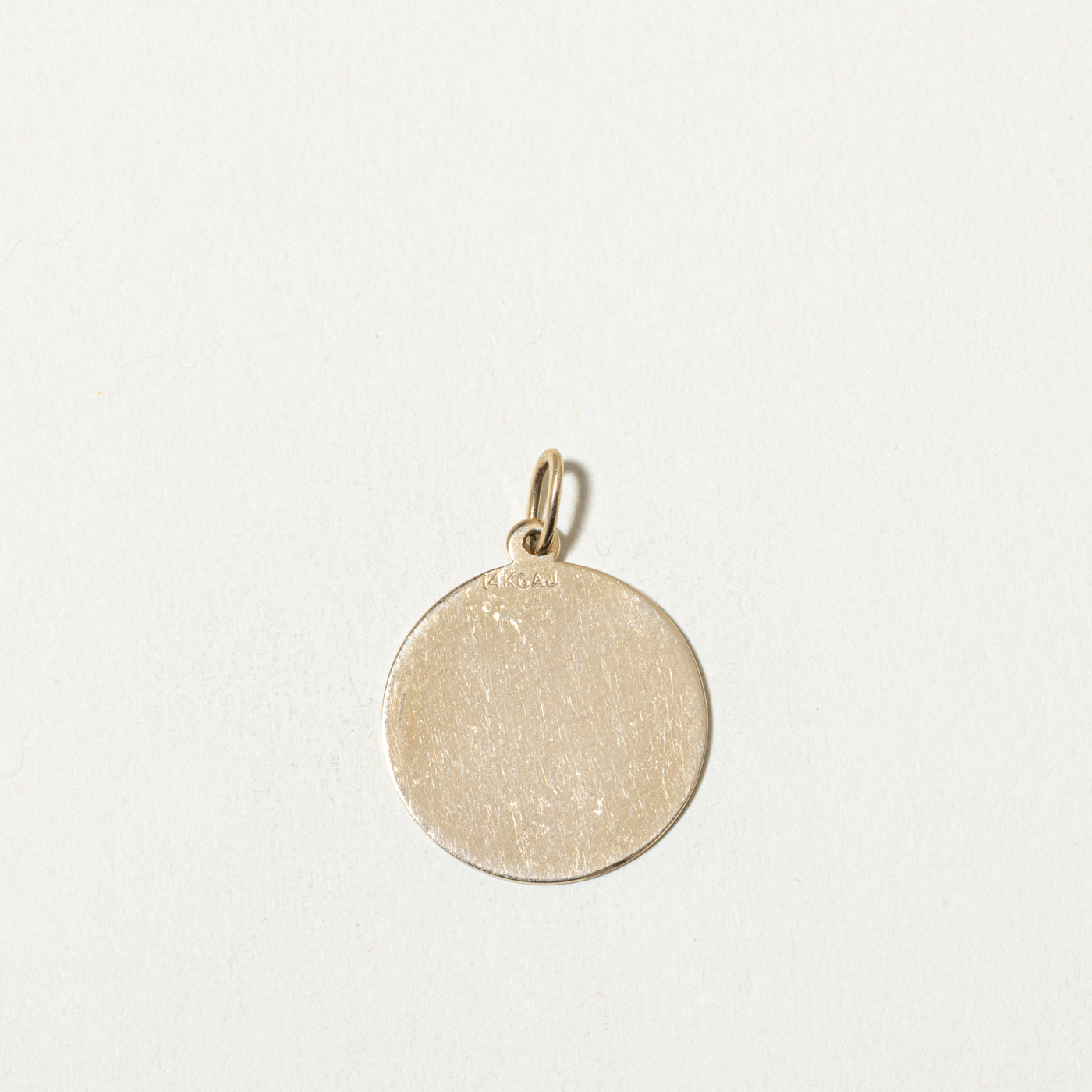 14k Gemini Zodiac Pendant