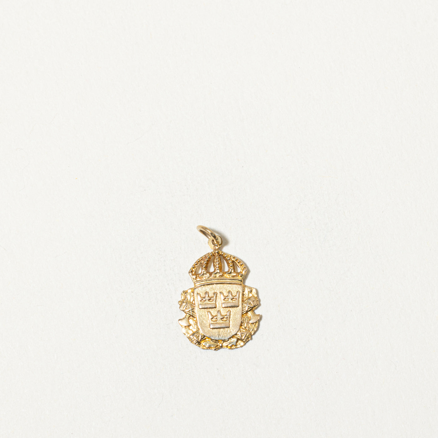 1971 Swedish Police Coat of Arms Charm